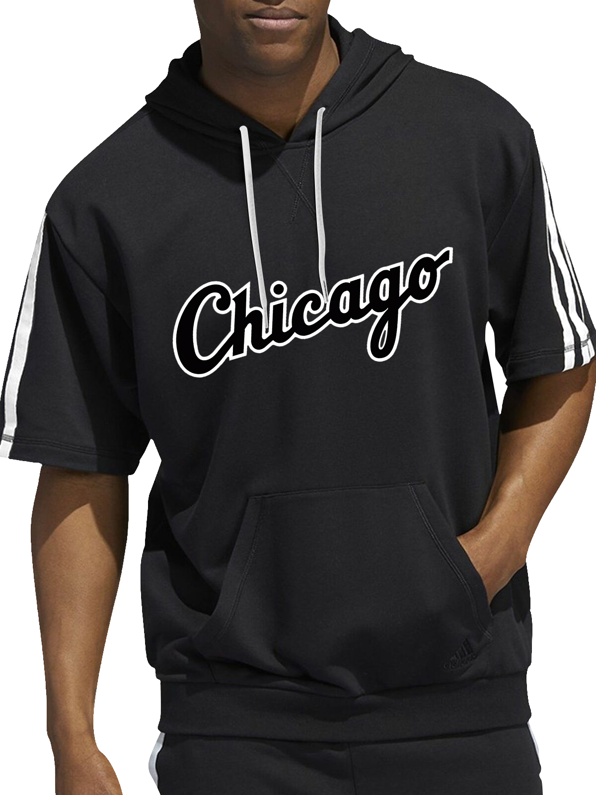 Chicago White Sox Short Sleeve Hooded Sweatshirt