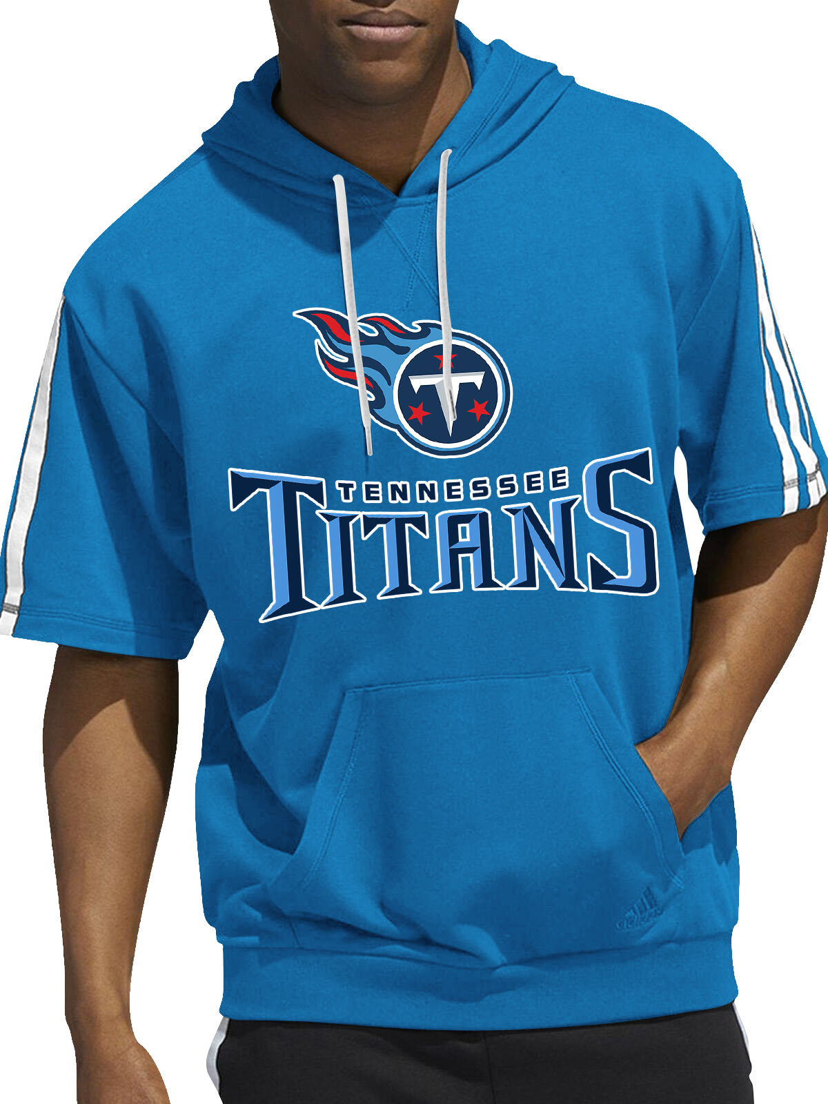 Tennessee Titans Short Sleeve Hooded Sweatshirt