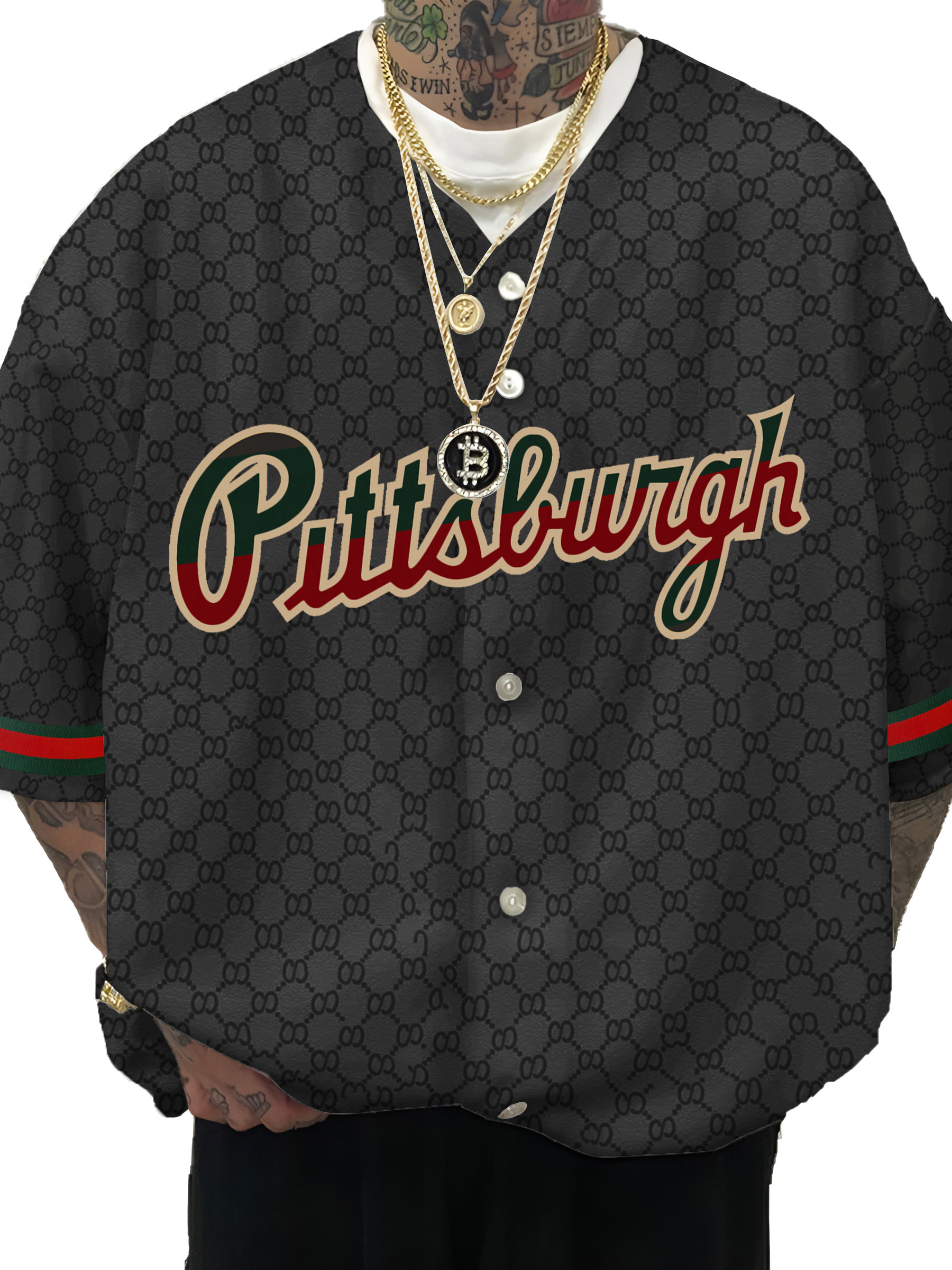 Pittsburgh Pirates MLB Men's Fashion Short Sleeve Jersey