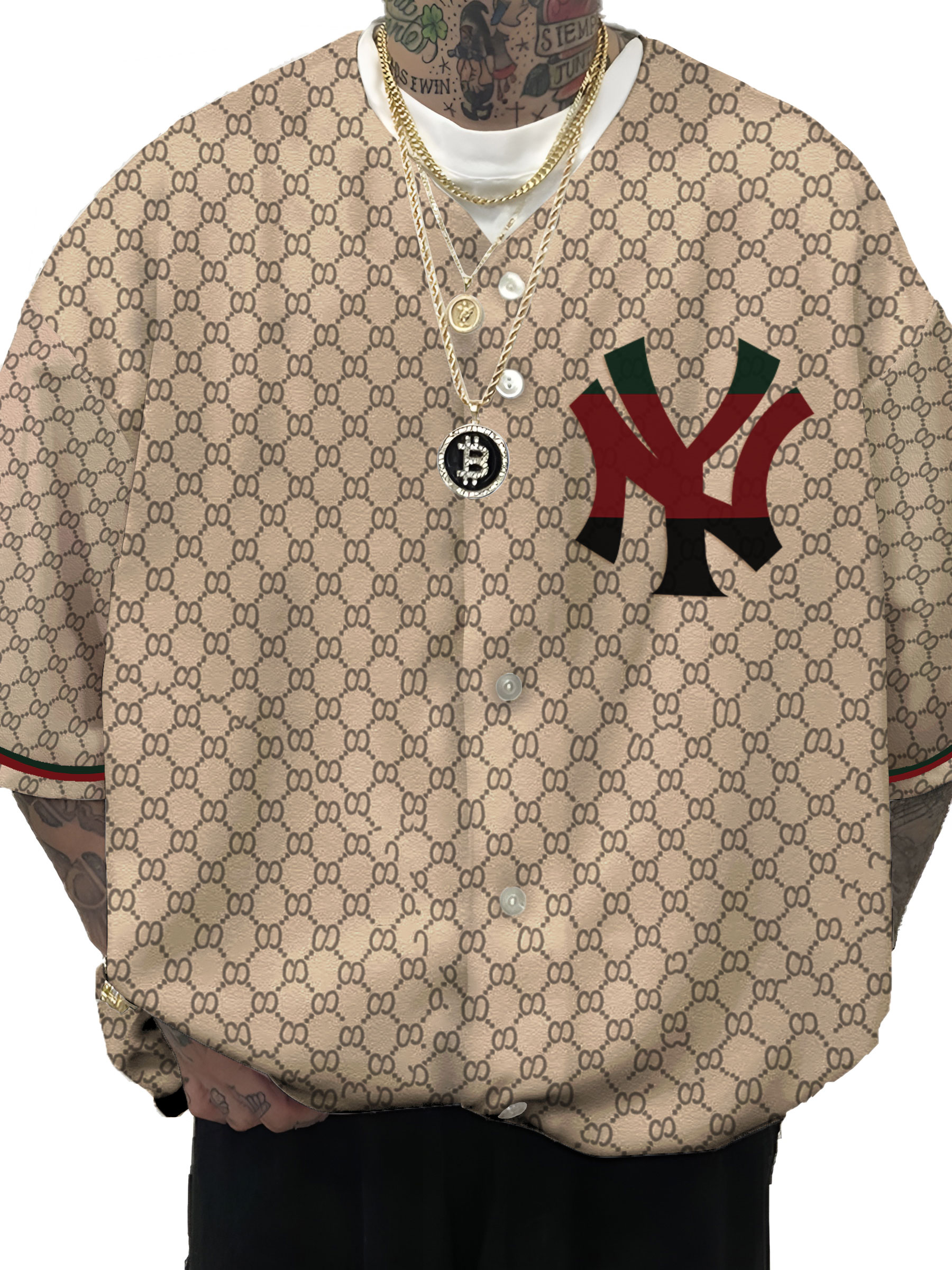 New York Yankees MLB Men's Fashion Short Sleeve Jersey