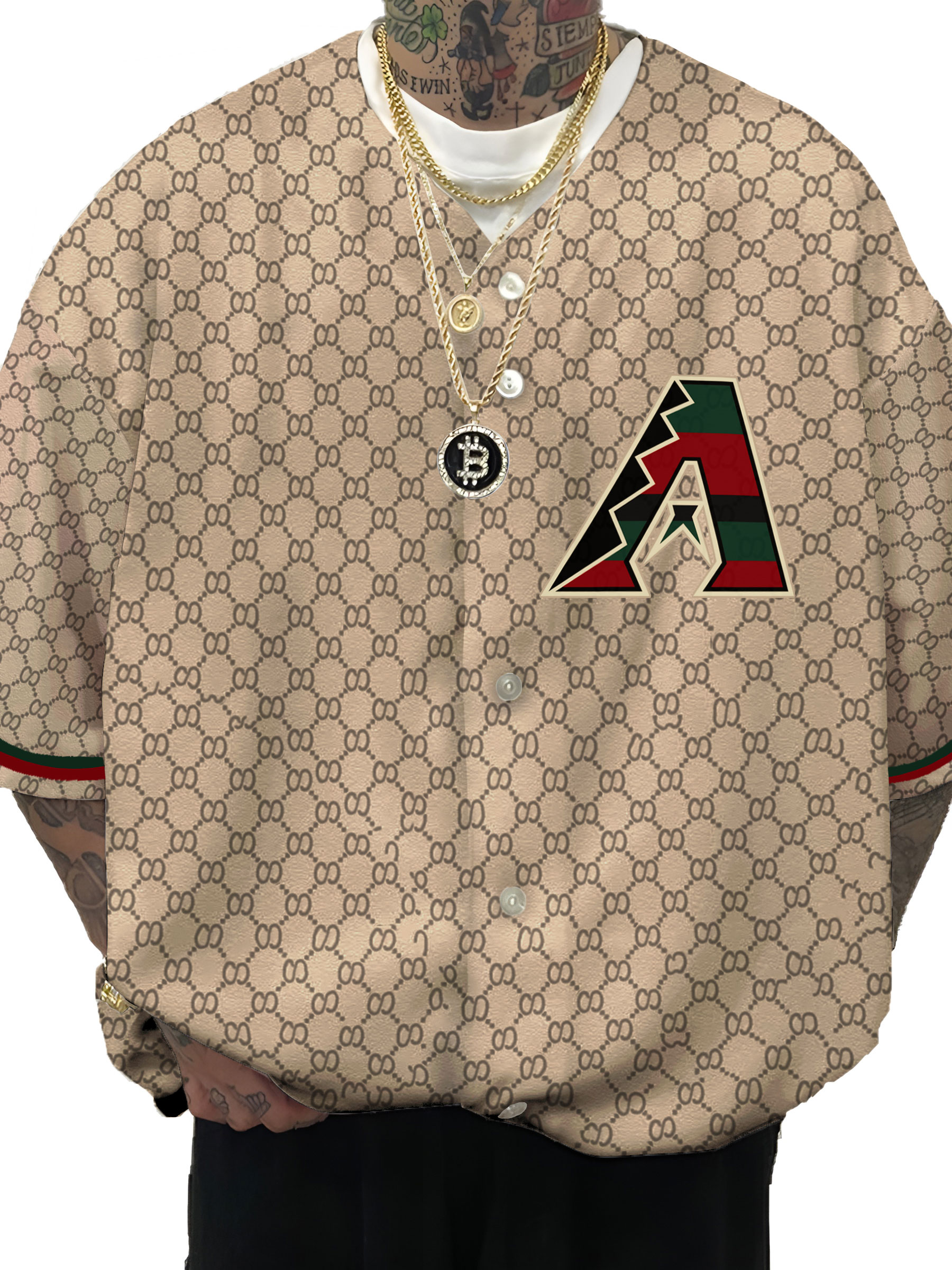 Arizona Diamondbacks MLB Men's Fashion Short Sleeve Jersey