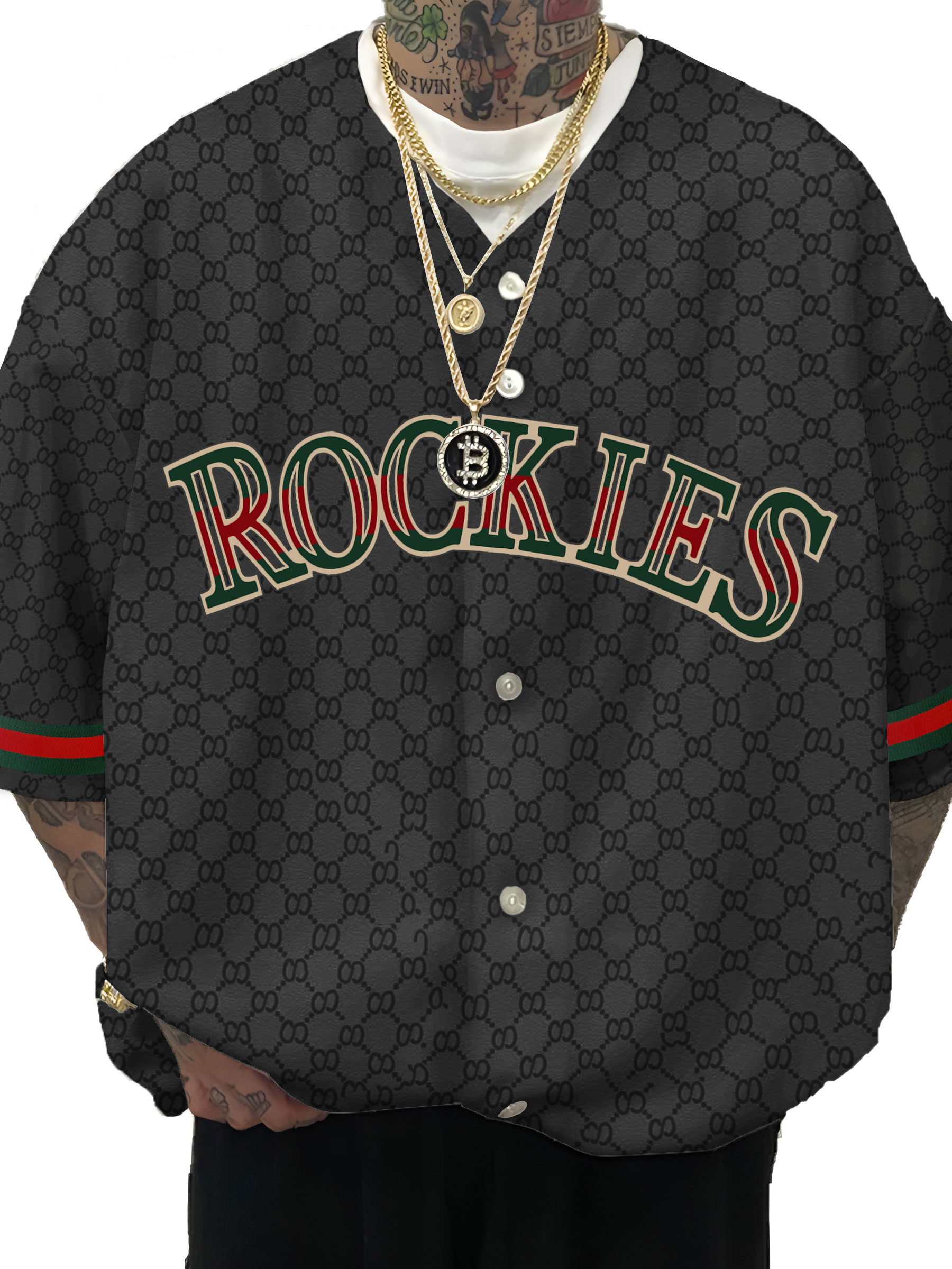 Colorado Rockies MLB Men's Fashion Short Sleeve Jersey