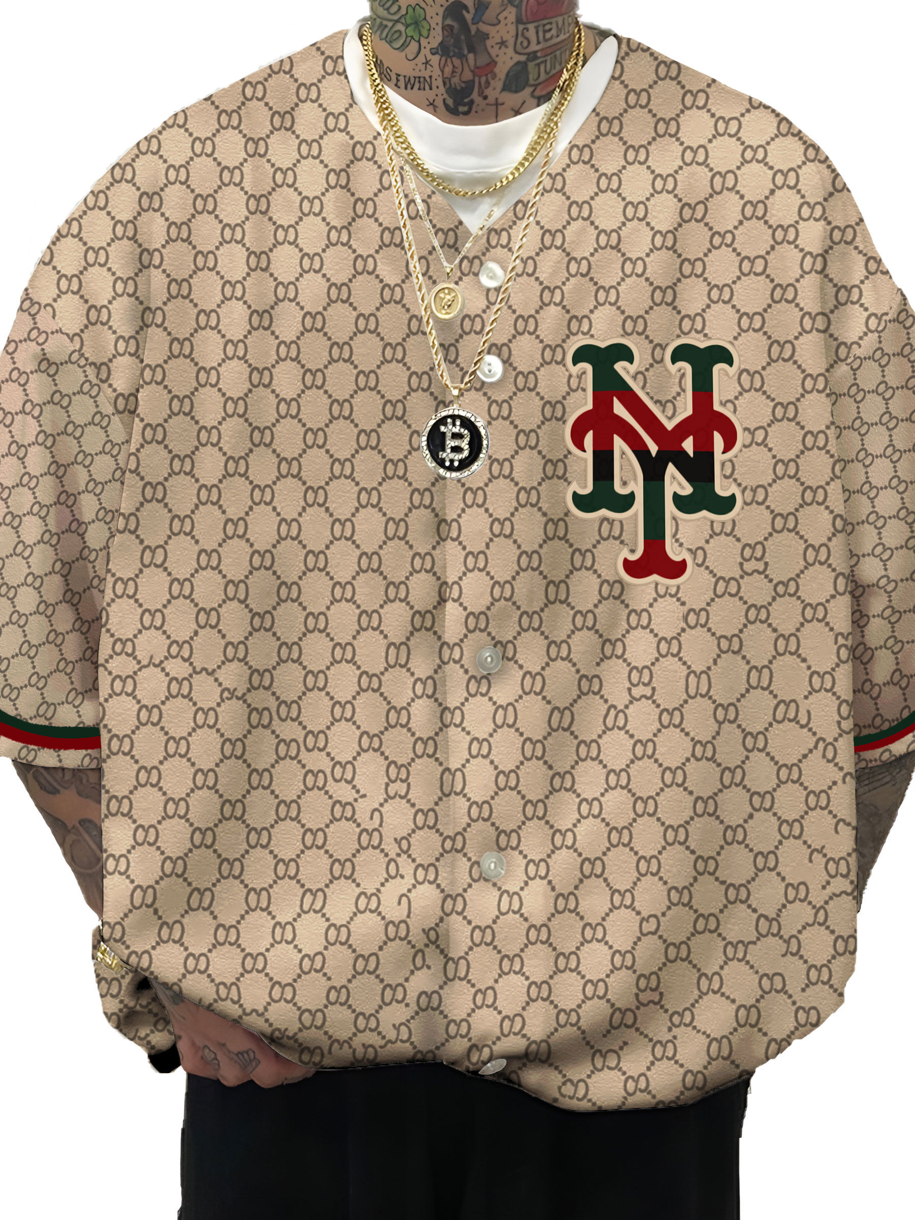 New York Mets MLB Men's Fashion Short Sleeve Jersey