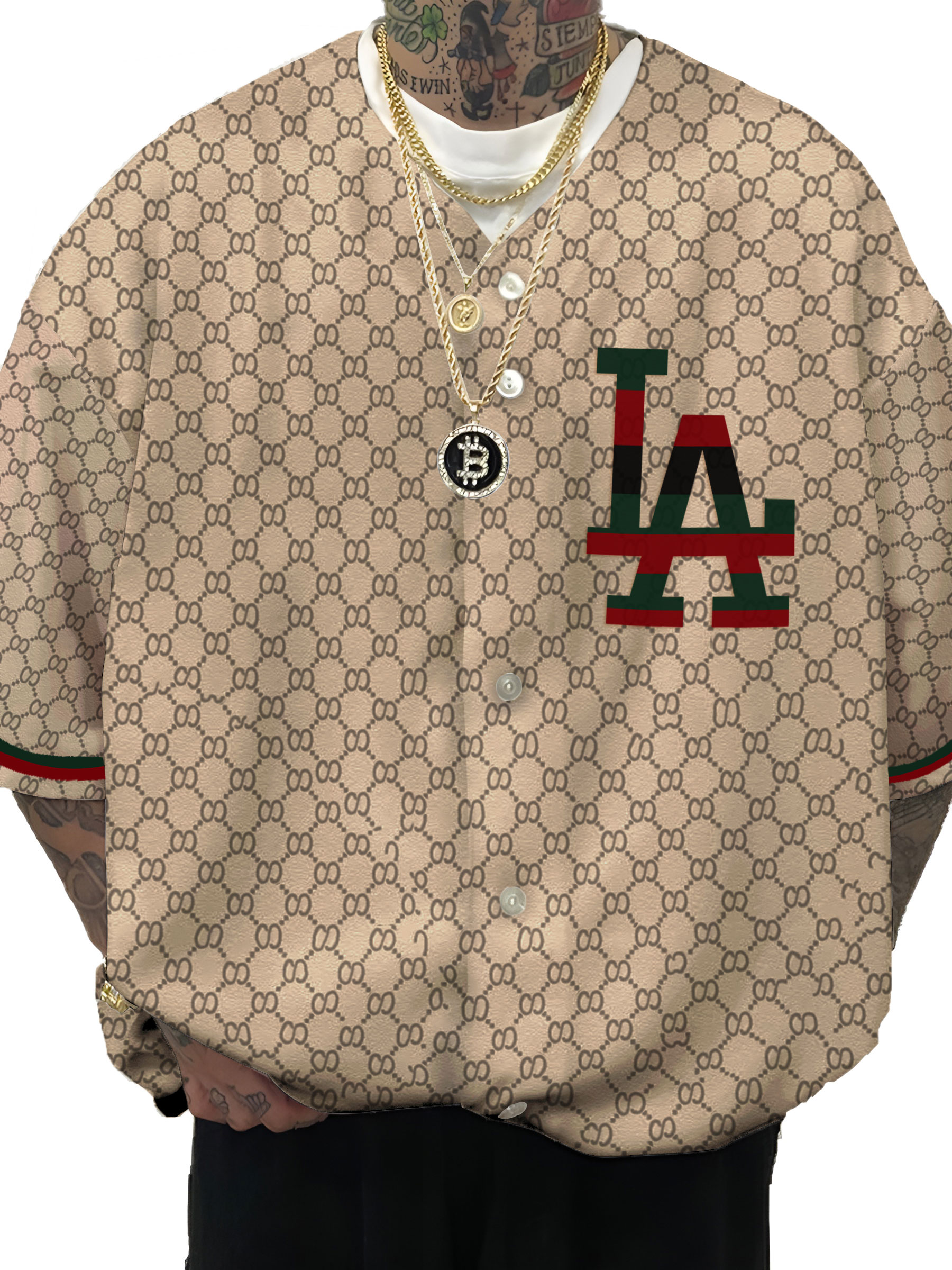 Los Angeles Dodgers MLB Men's Fashion Short Sleeve Jersey