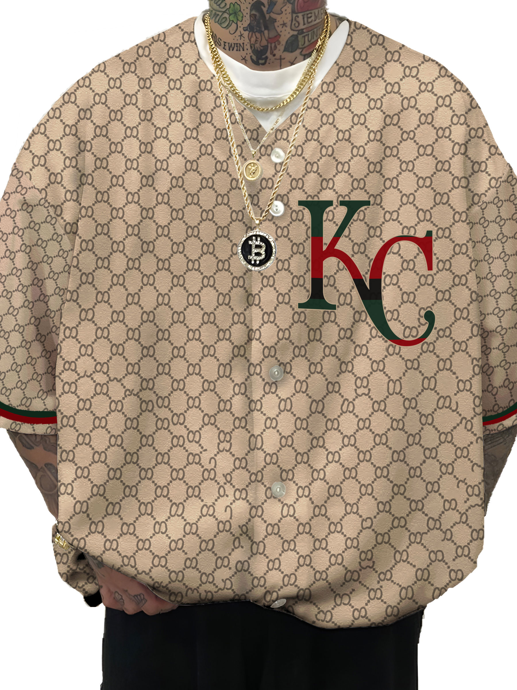 Kansas City Royals MLB Men's Fashion Short Sleeve Jersey