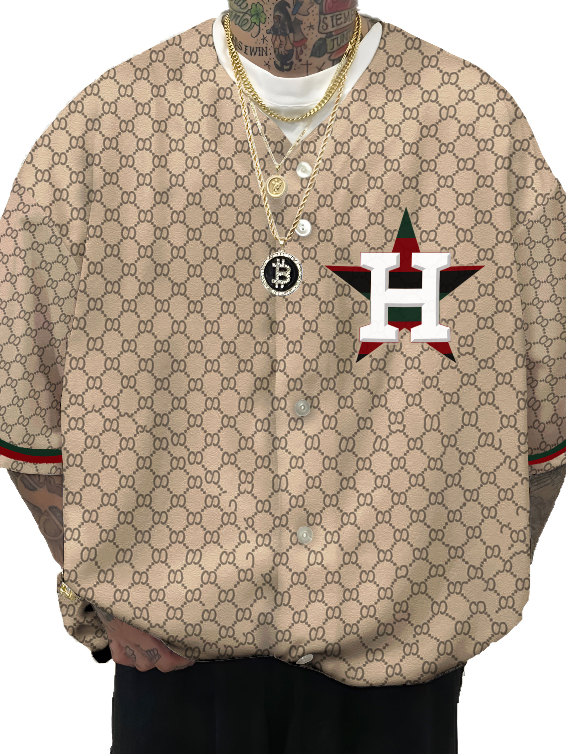 Houston Astros MLB Men's Fashion Short Sleeve Jersey