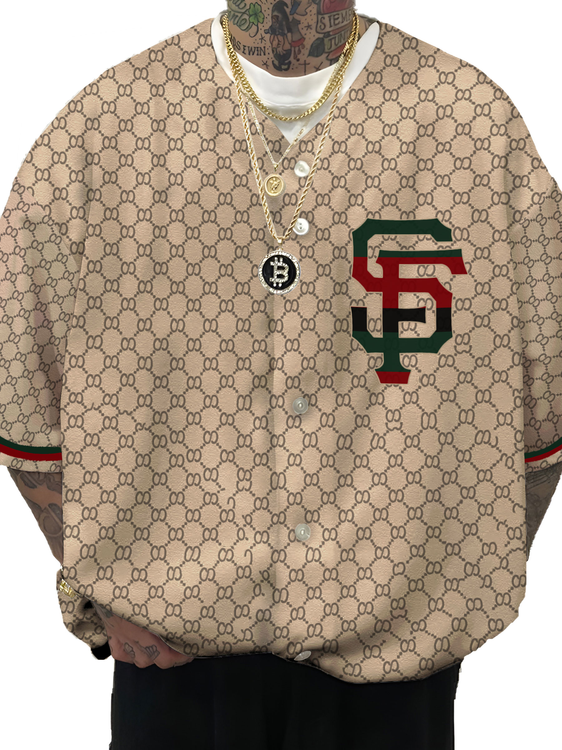 San Francisco Giants MLB Men's Fashion Short Sleeve Jersey