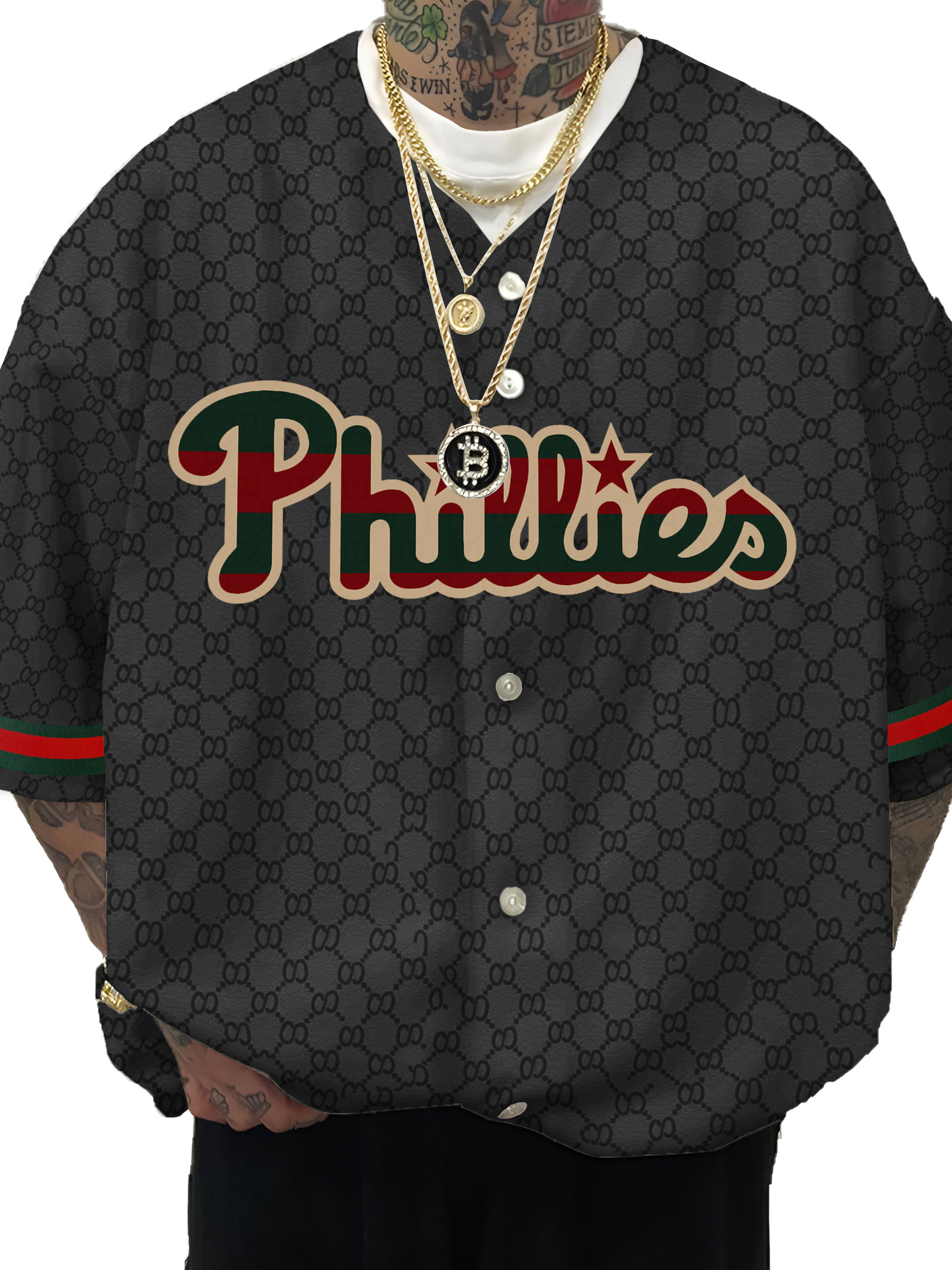Philadelphia Phillies MLB Men's Fashion Short Sleeve Jersey