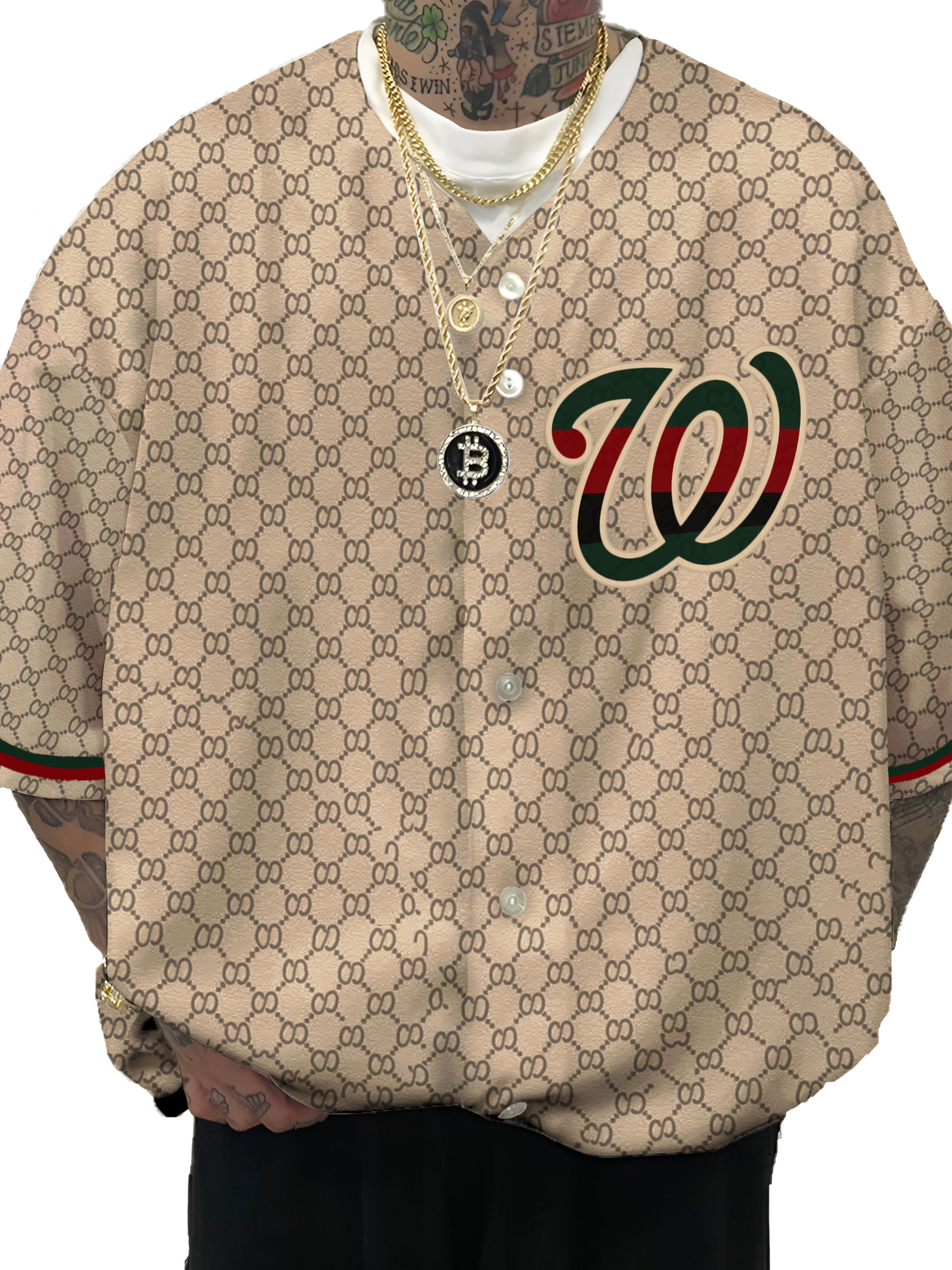 Washington Nationals MLB Men's Fashion Short Sleeve Jersey