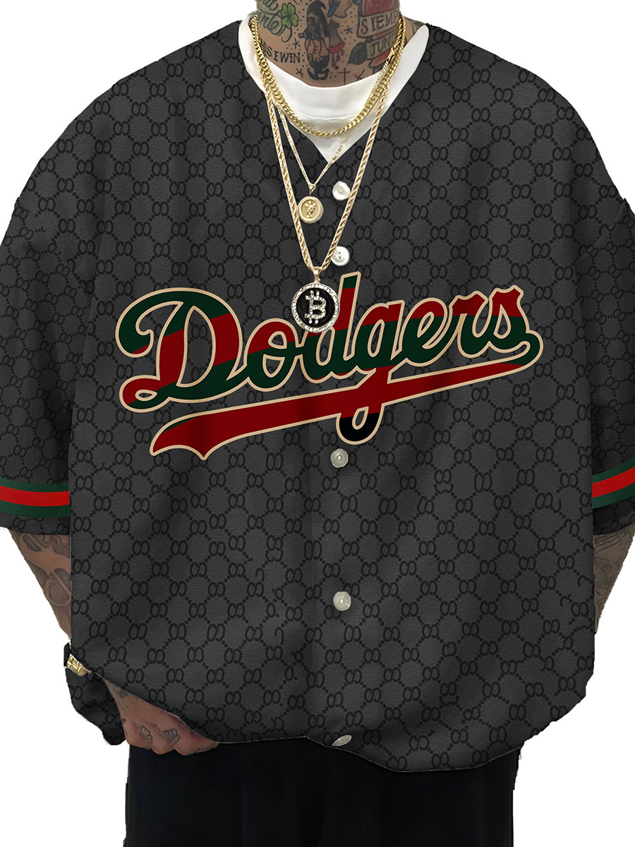 Los Angeles Dodgers MLB Men's Fashion Short Sleeve Jersey