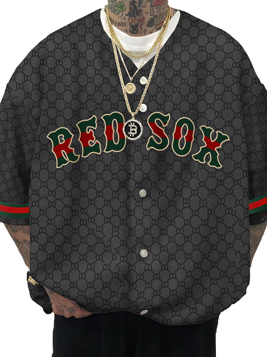 Boston Red Sox MLB Men's Fashion Short Sleeve Jersey