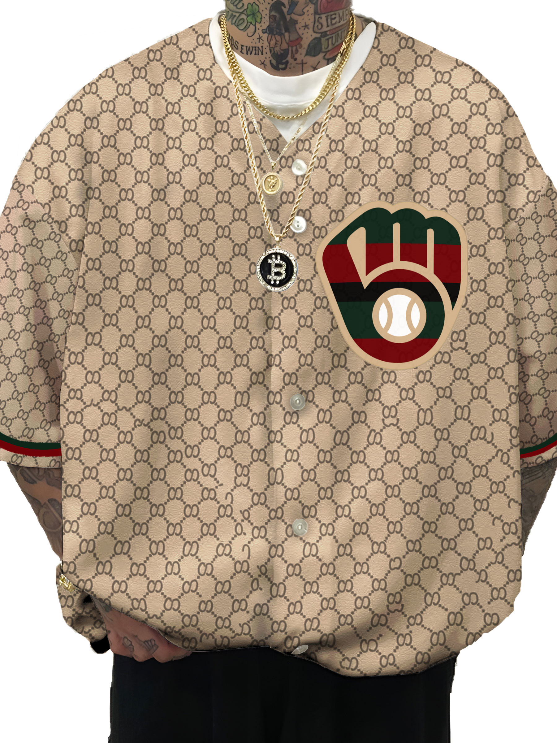 Milwaukee Brewers MLB Men's Fashion Short Sleeve Jersey