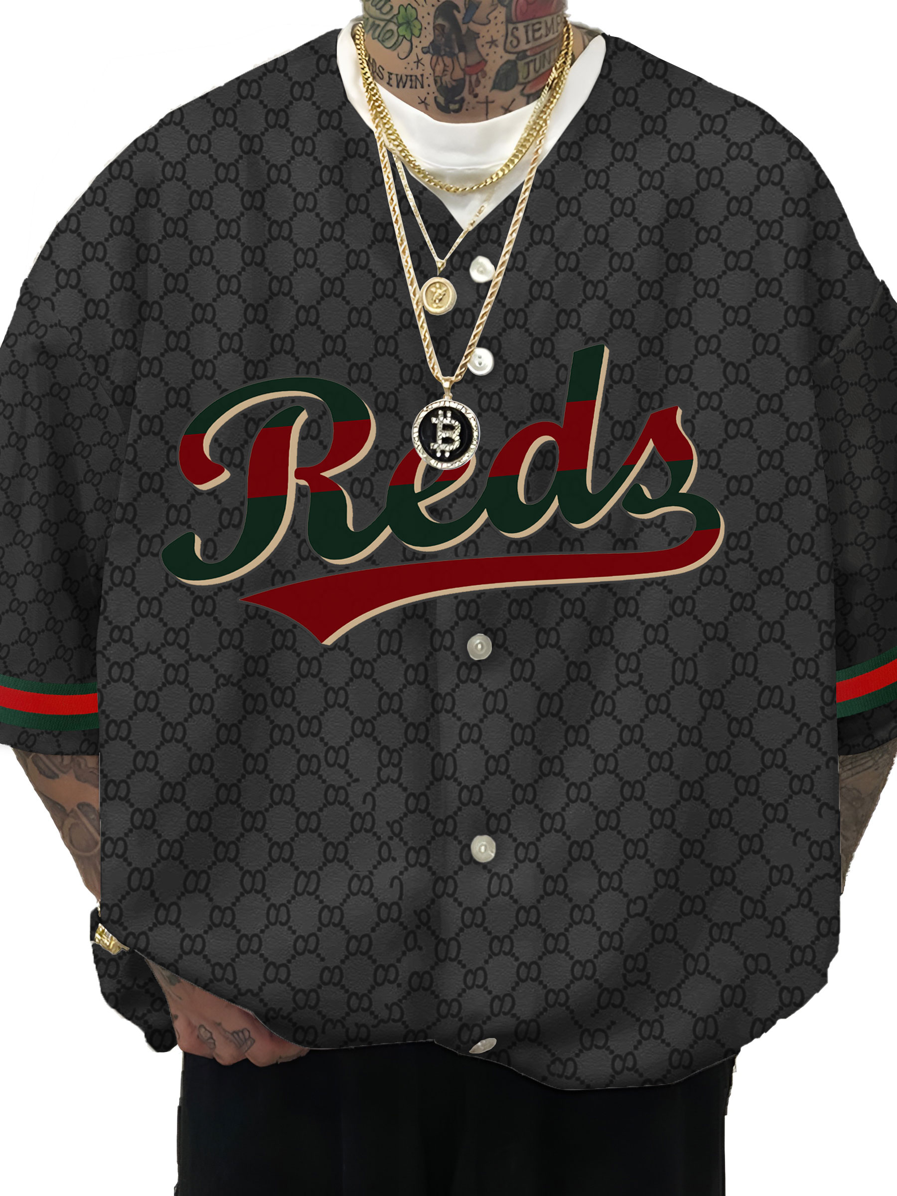 Cincinnati Reds MLB Men's Fashion Short Sleeve Jersey