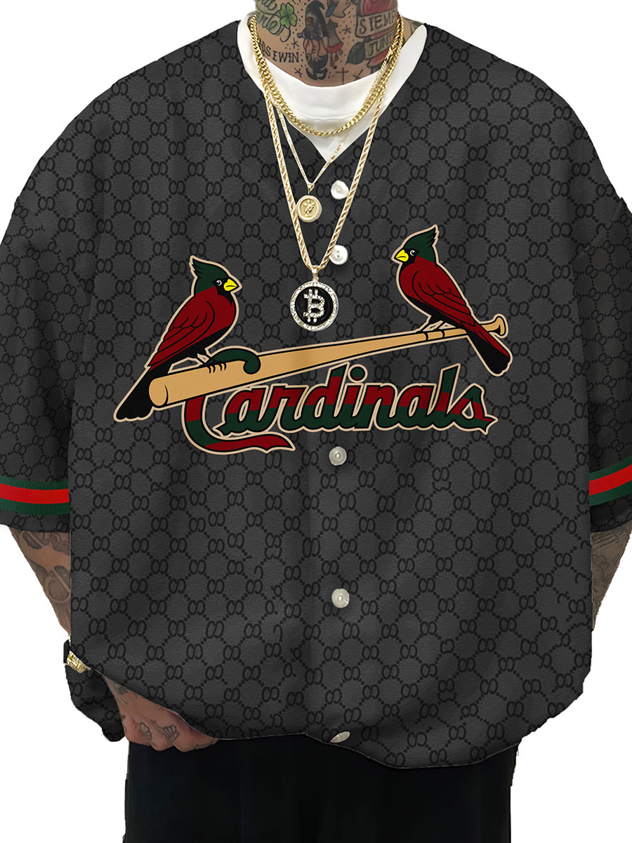 St. Louis Cardinals MLB Men's Fashion Short Sleeve Jersey