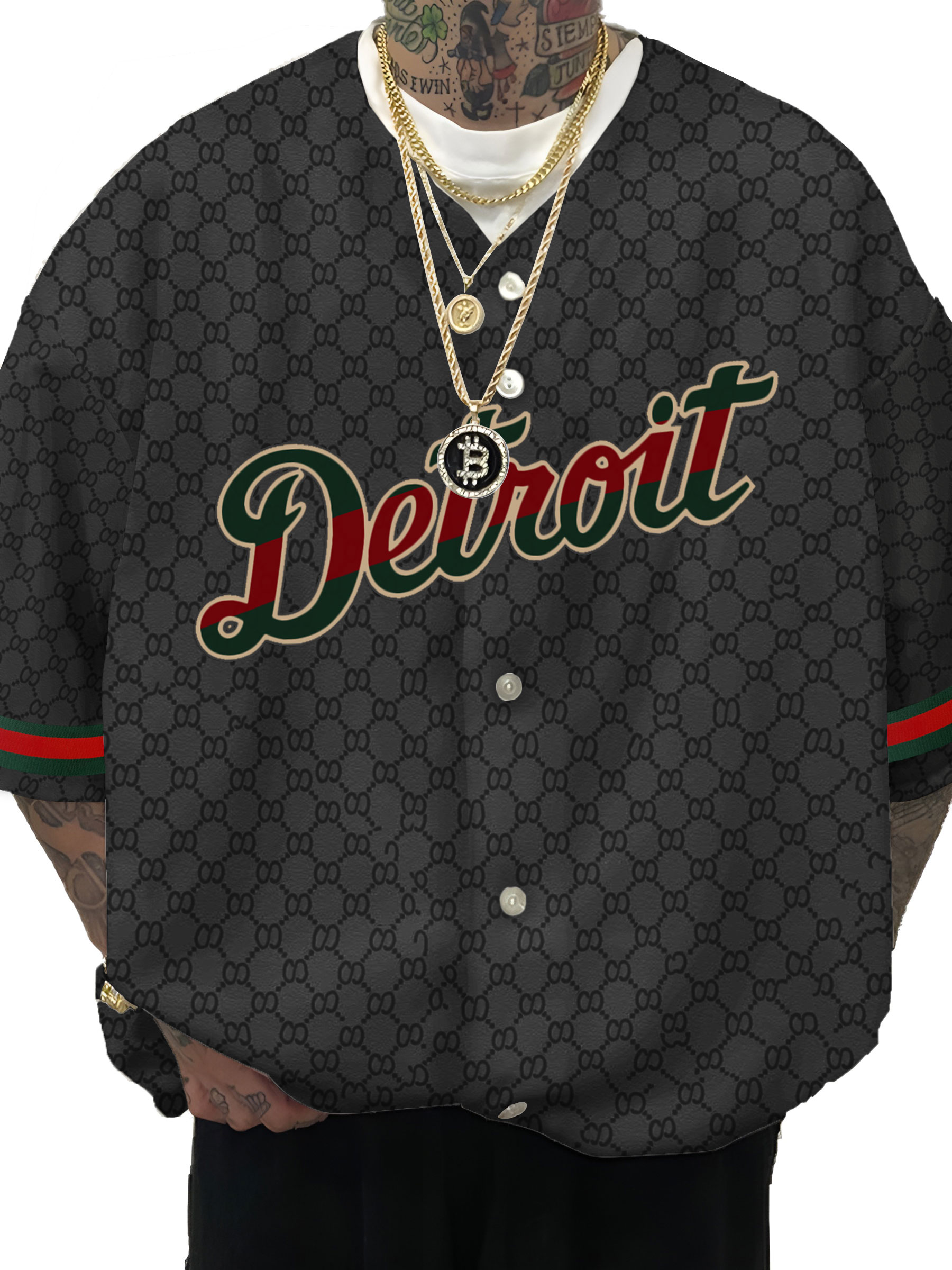 Detroit Tigers MLB Men's Fashion Short Sleeve Jersey