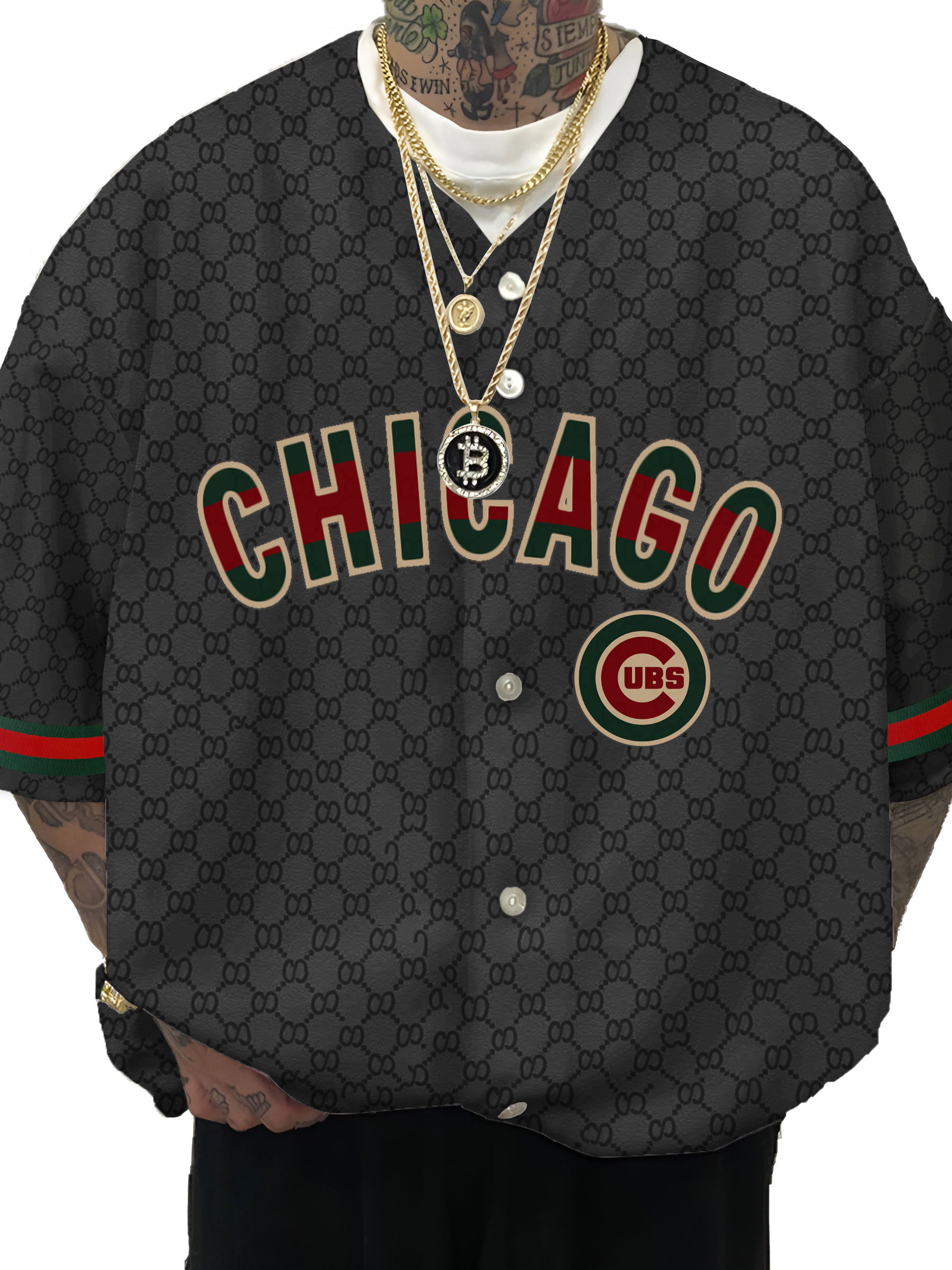 Chicago Cubs MLB Men's Fashion Short Sleeve Jersey