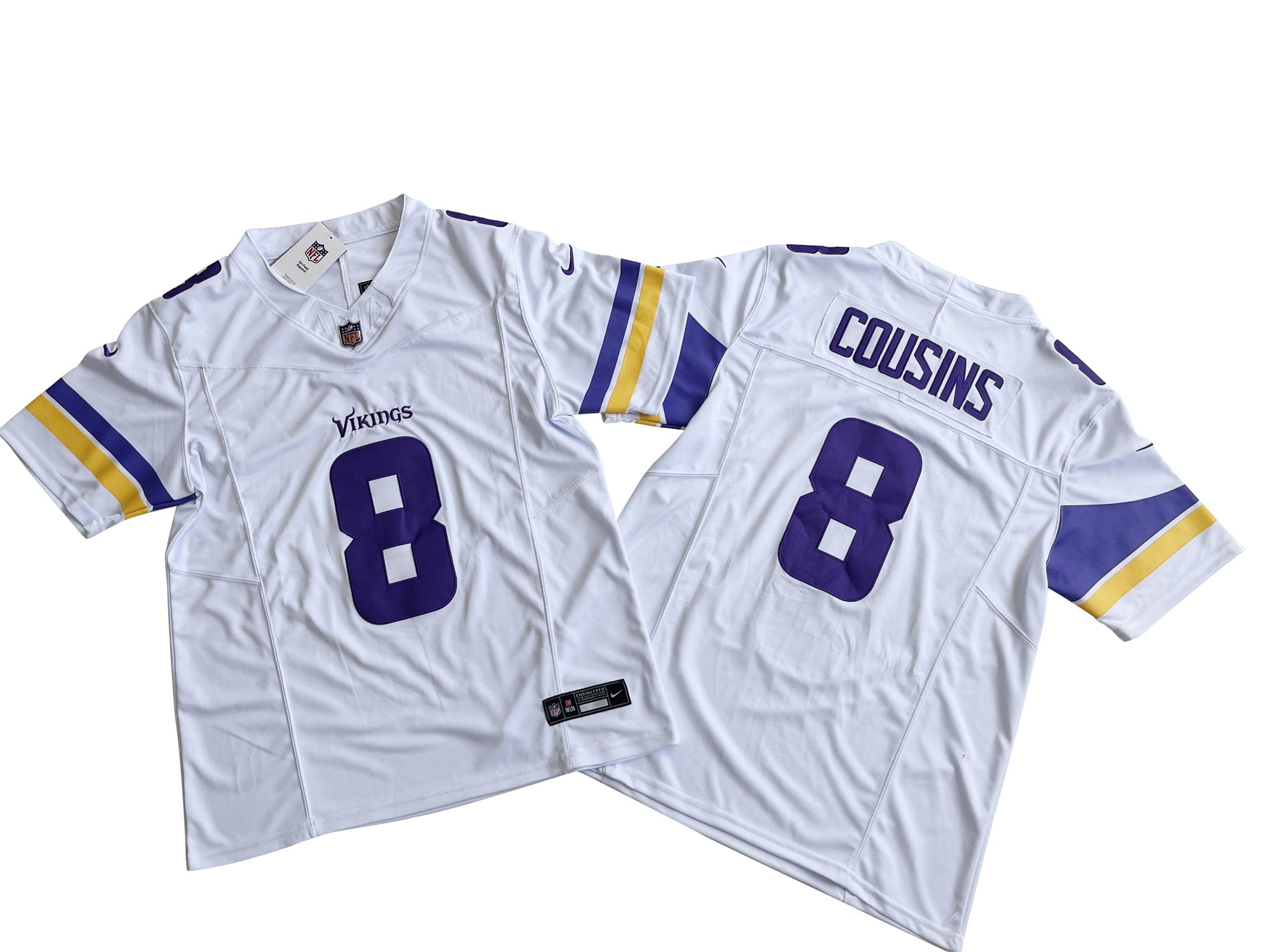 Minnesota Vikings 8# Kirk Cousins Nike Vapor F.U.S.E. Limited Jersey