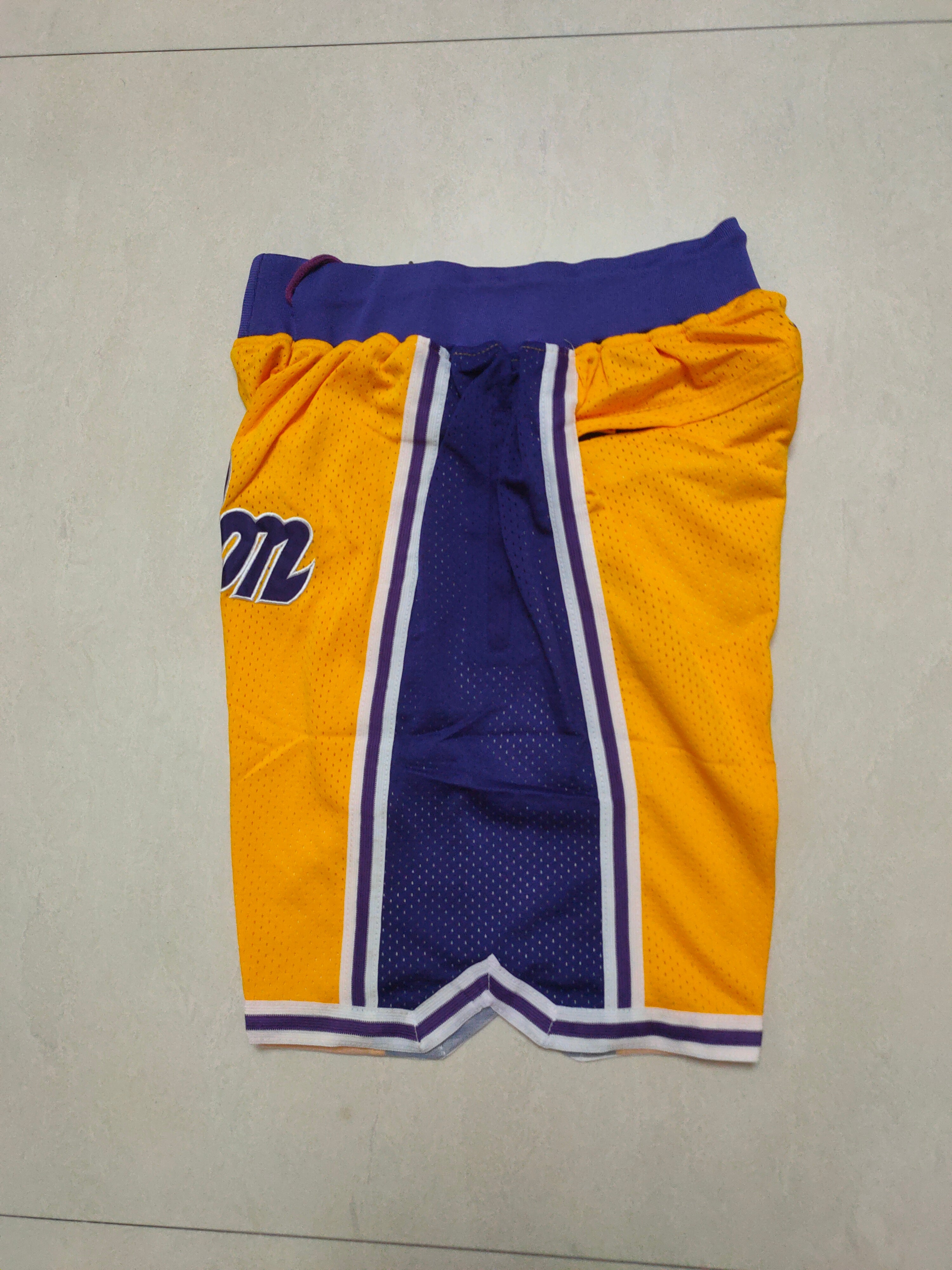 Los Angeles Lakers yellow pocket pants