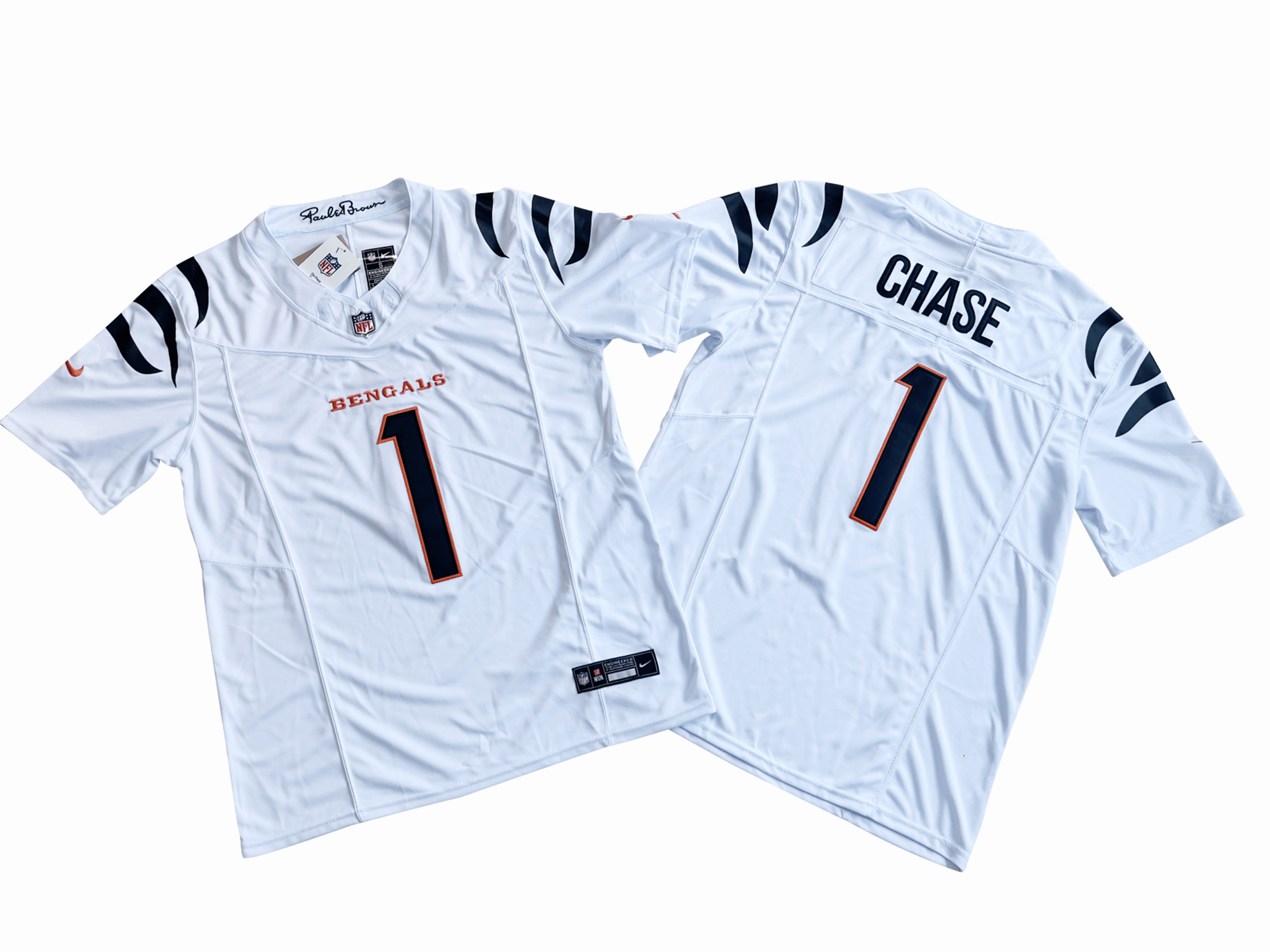 Cincinnati Bengals 1# Ja'Marr Chase Nike Vapor F.U.S.E. Limited Jersey