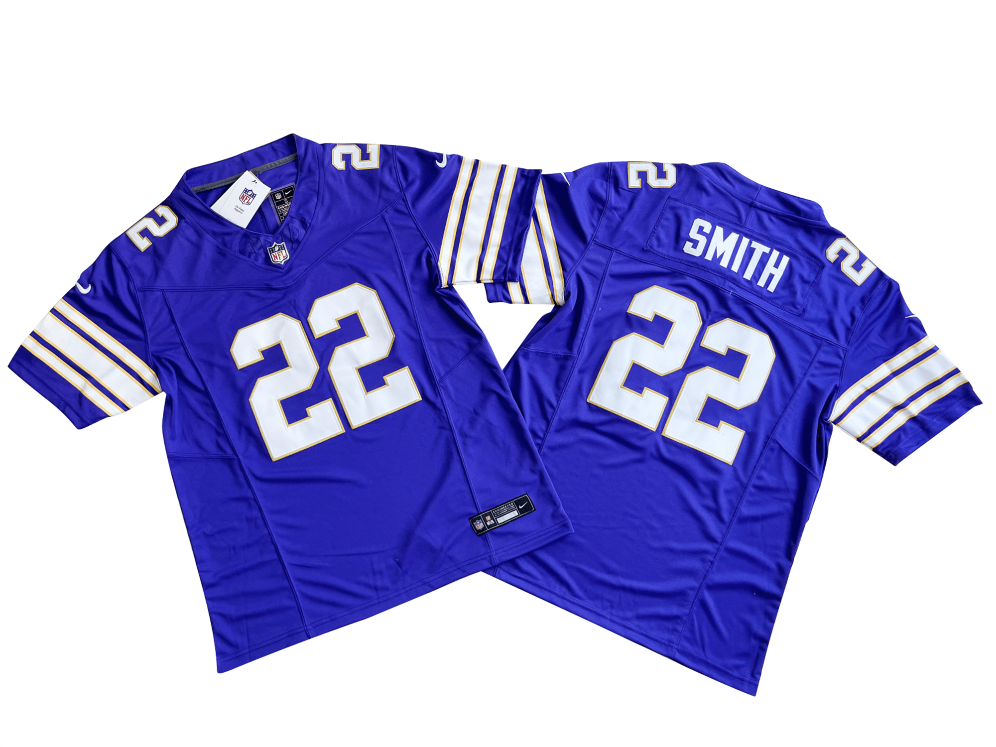 Minnesota Vikings 22# Harrison Smith Nike Vapor F.U.S.E. Limited Jersey