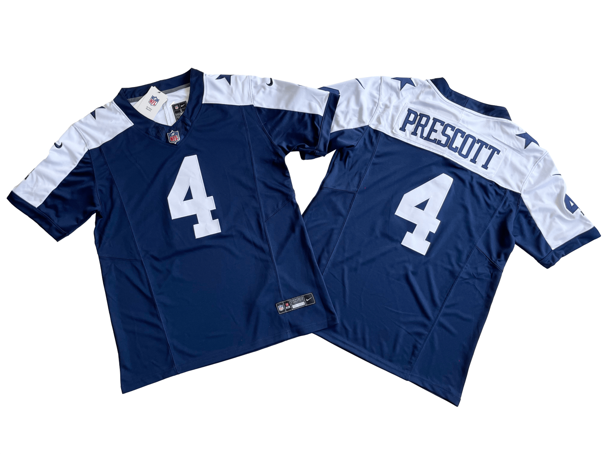 Dallas Cowboys 4# Dak Prescott Nike Vapor F.U.S.E. Limited Jersey