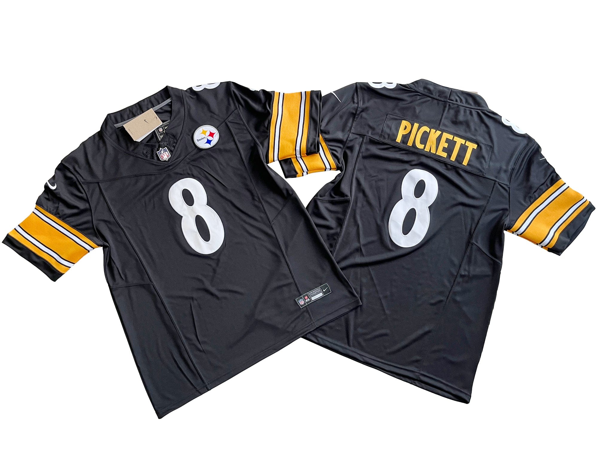 Pittsburgh Steelers 8# Kenny Pickett Nike Vapor F.U.S.E. Limited Jersey