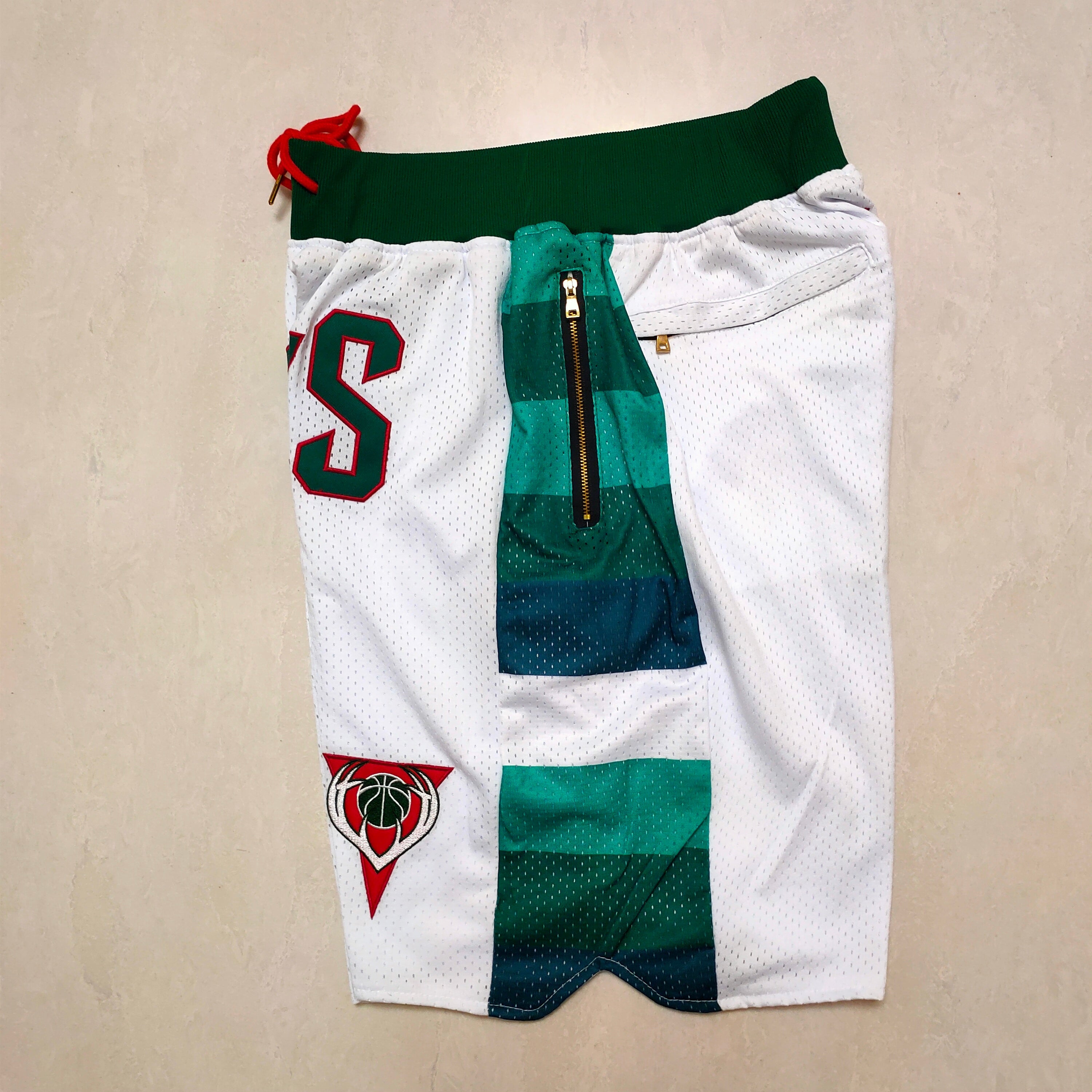 Milwaukee Bucks White Pocket Pants