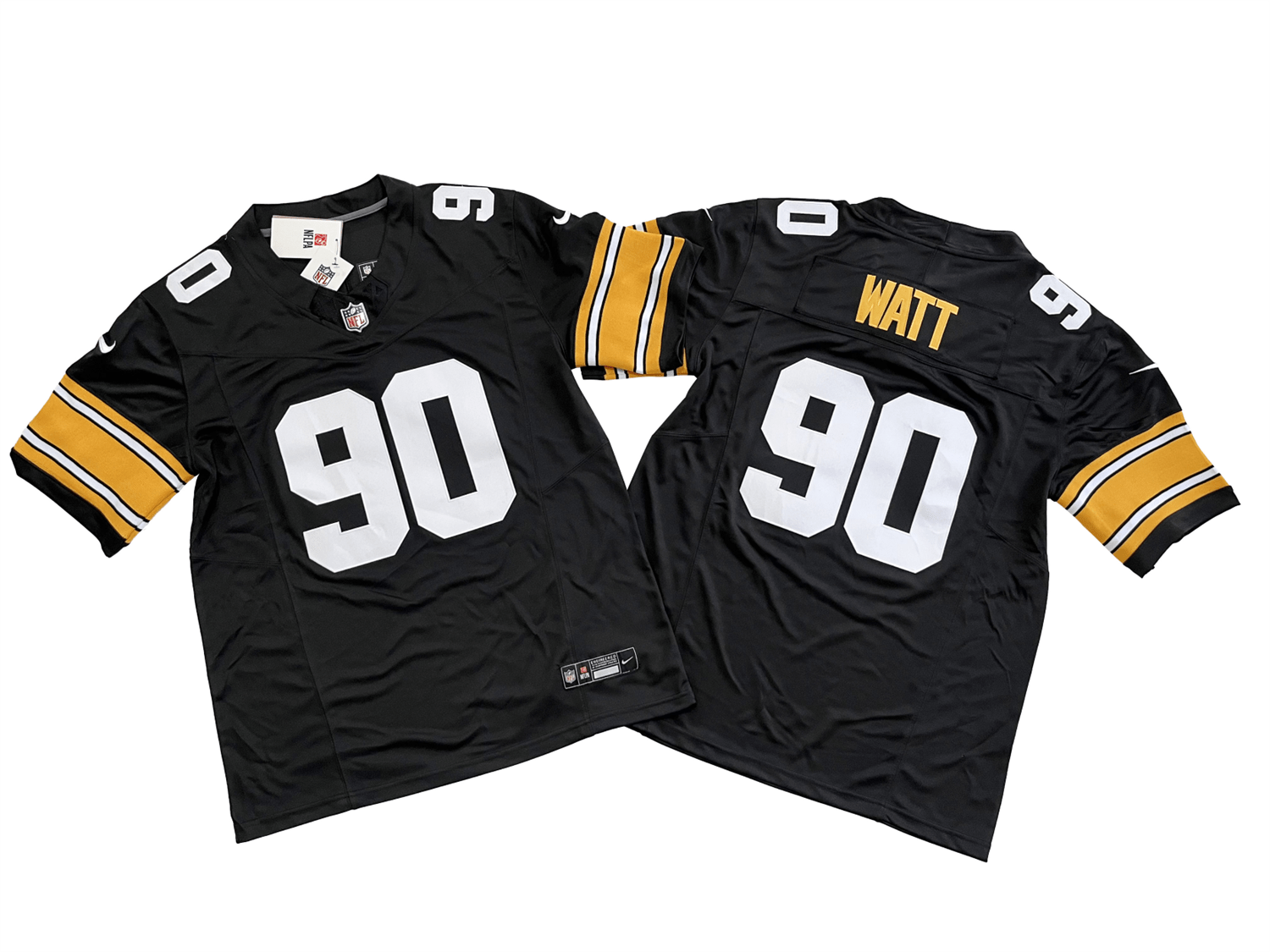 Pittsburgh Steelers 90# T.J. Watt Nike Vapor F.U.S.E. Limited Jersey