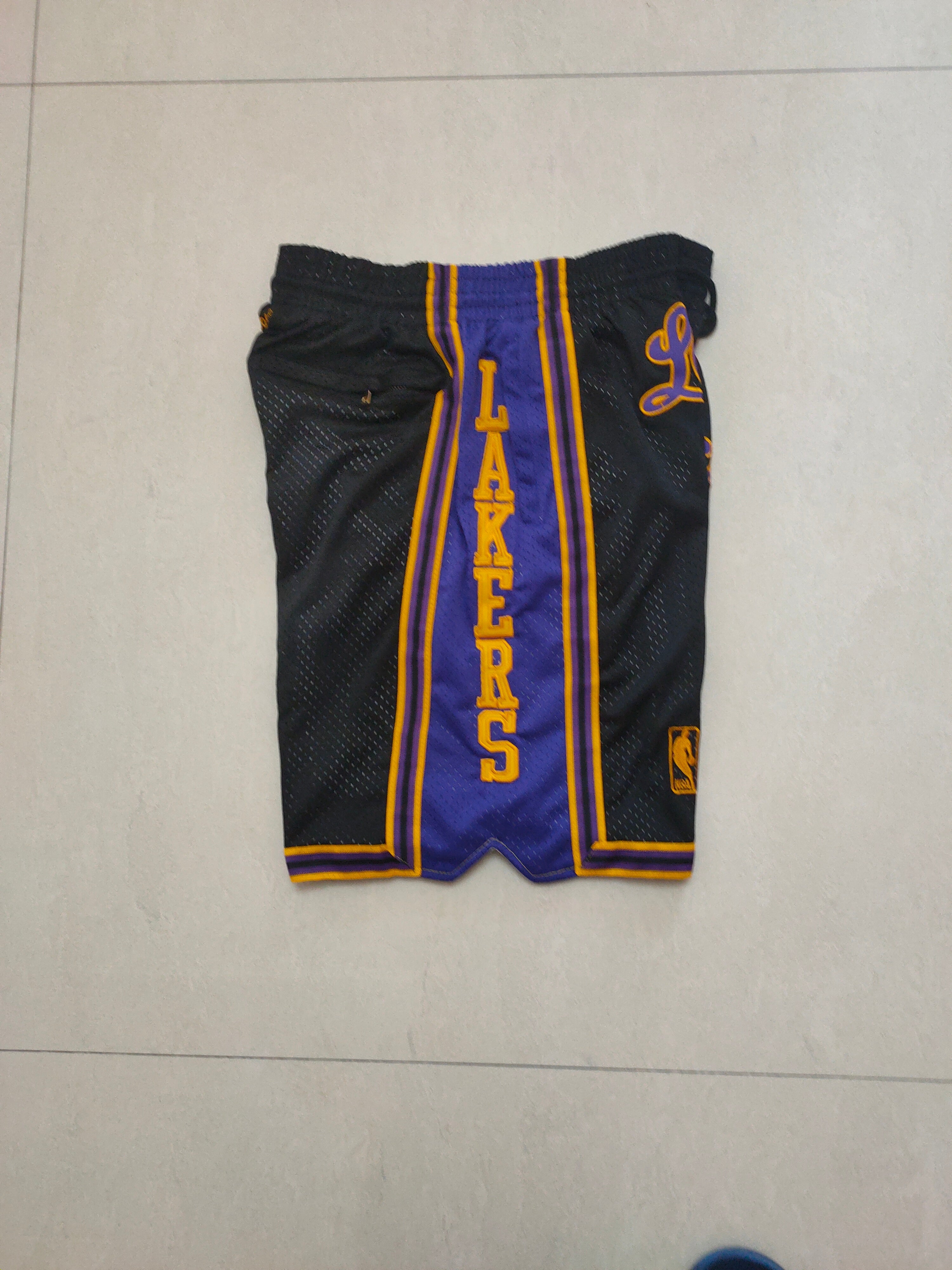 Los Angeles Lakers black vintage pocket pants