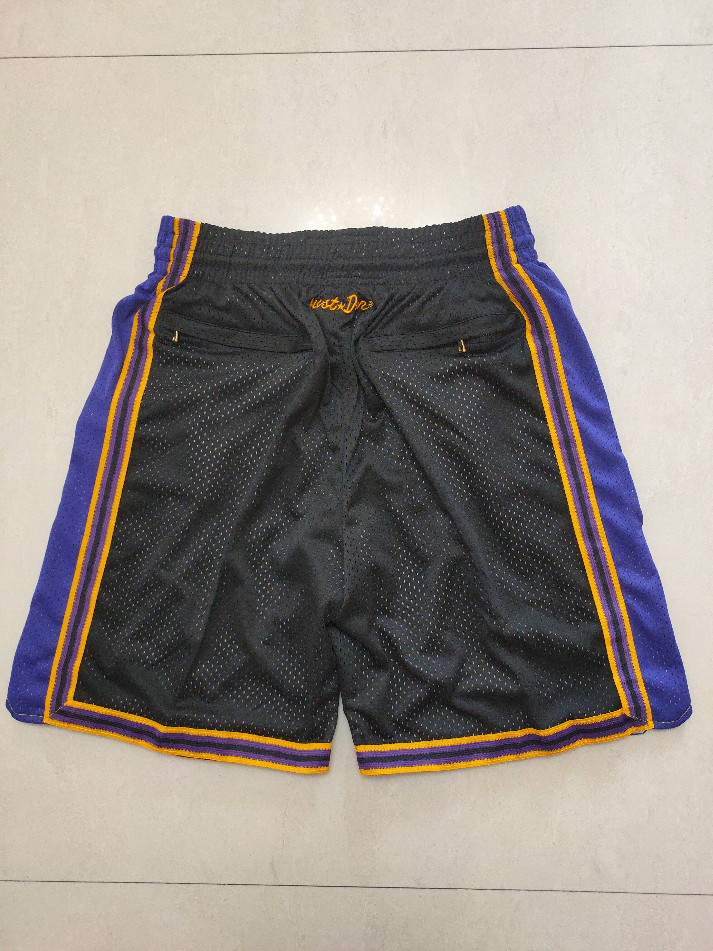 Los Angeles Lakers black vintage pocket pants