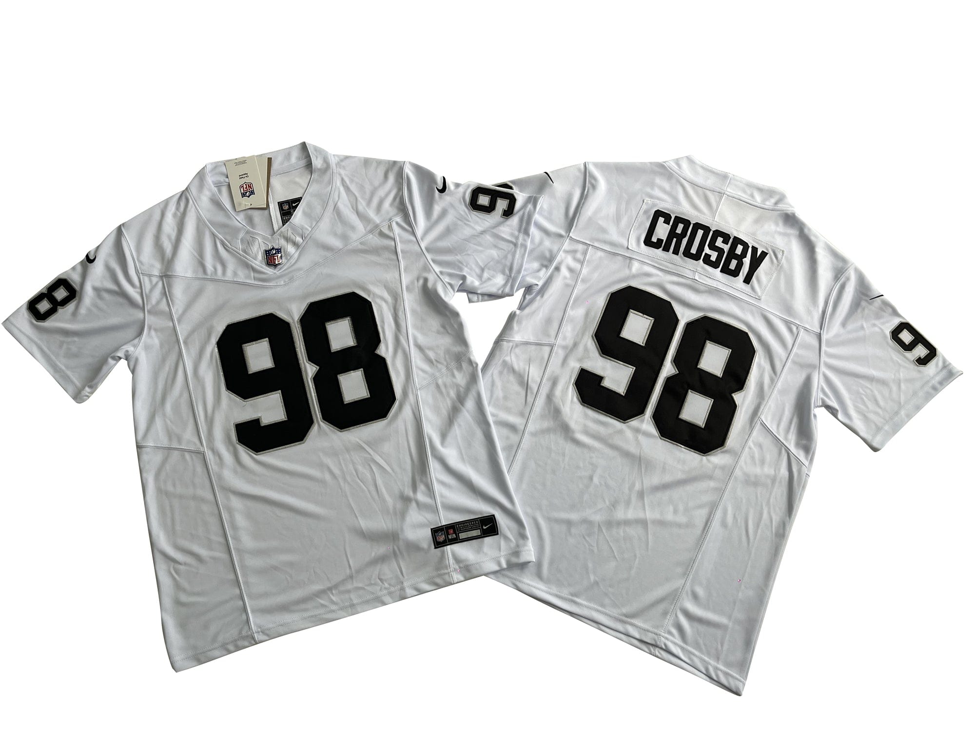 Las Vegas Raiders 98# Maxx Crosby Nike Vapor F.U.S.E. Limited Jersey