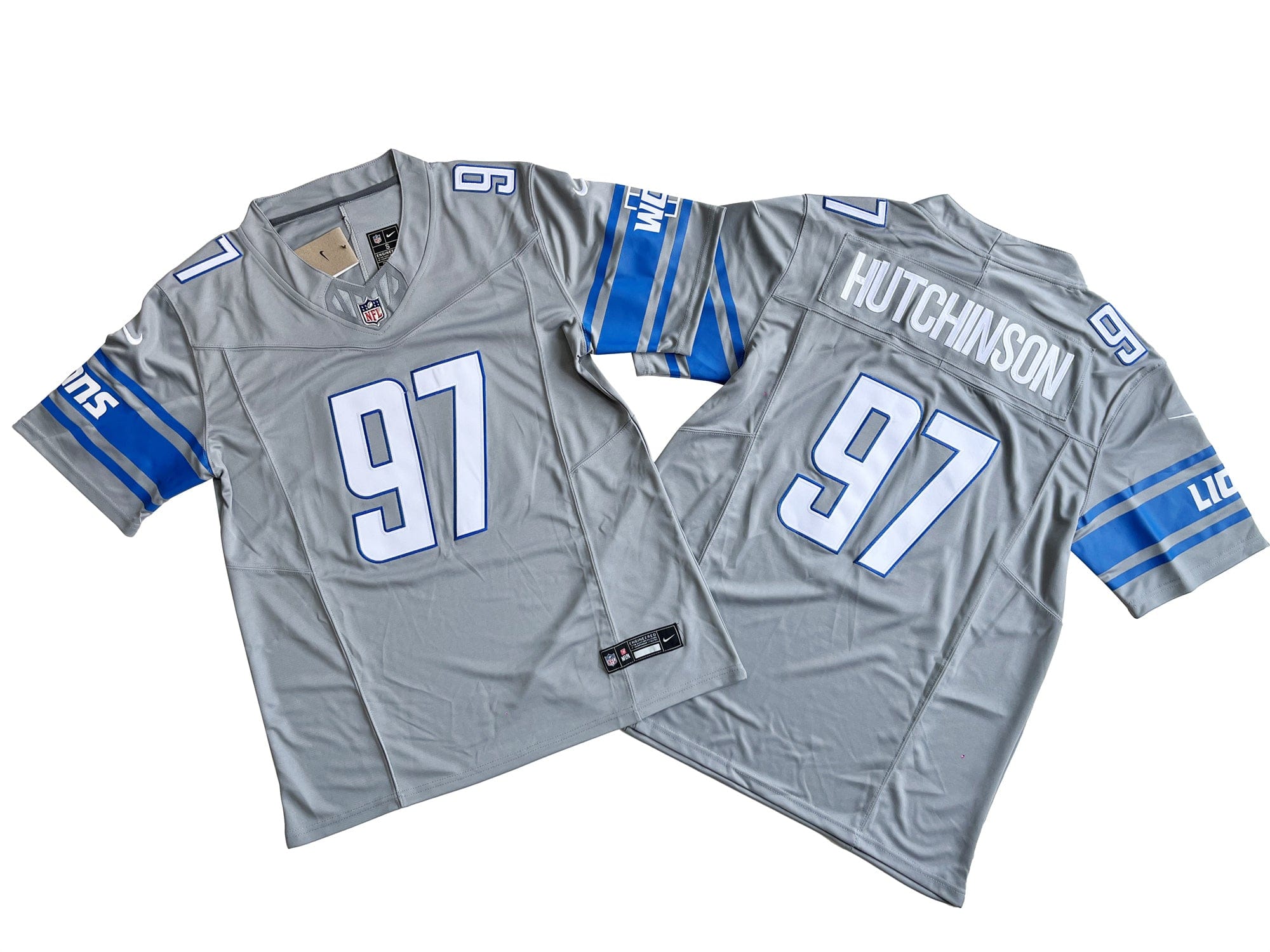 Detroit Lions 97# Aidan Hutchinson Nike Vapor F.U.S.E. Limited Jersey