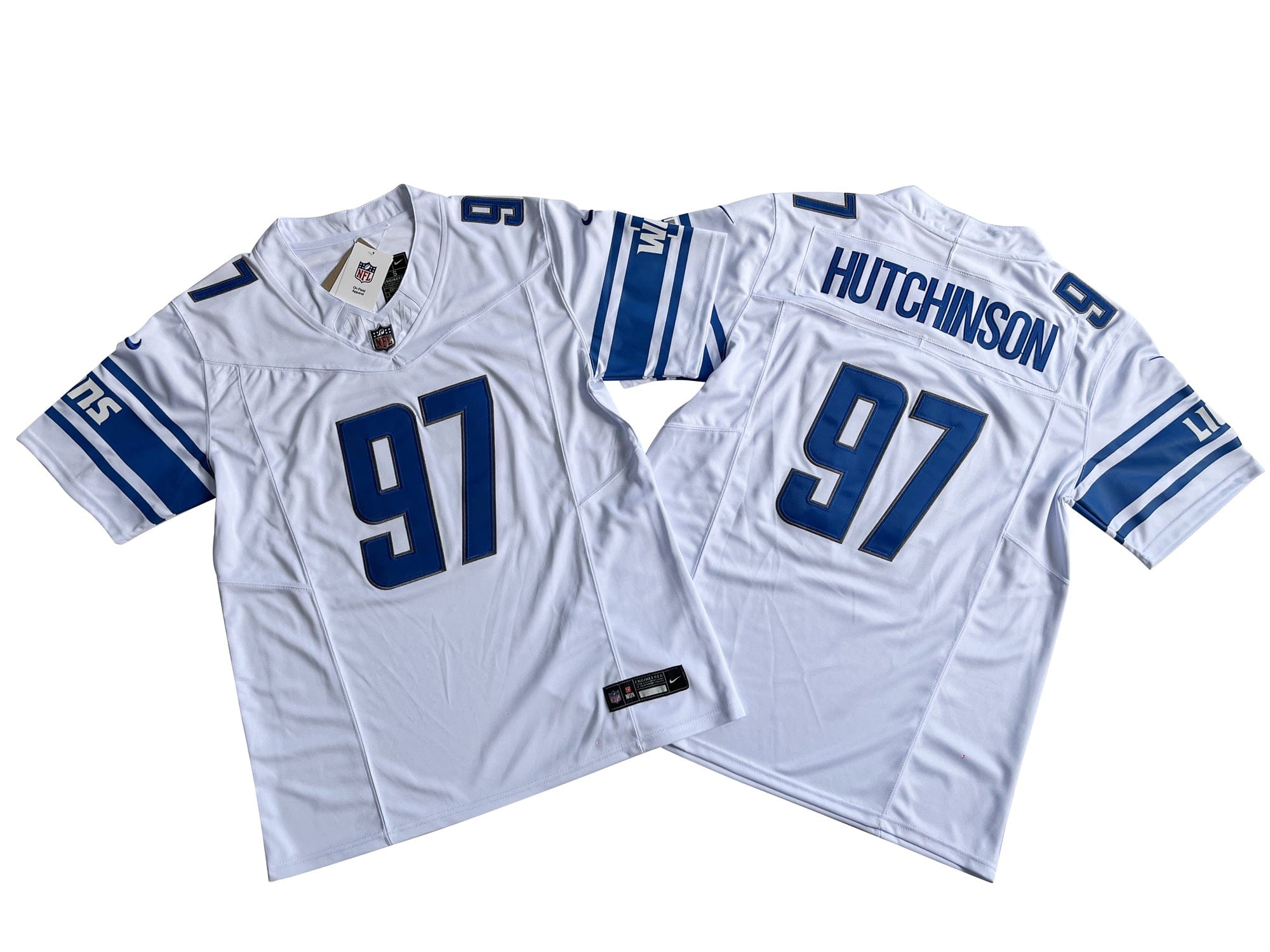 Detroit Lions 97# Aidan Hutchinson Nike Vapor F.U.S.E. Limited Jersey