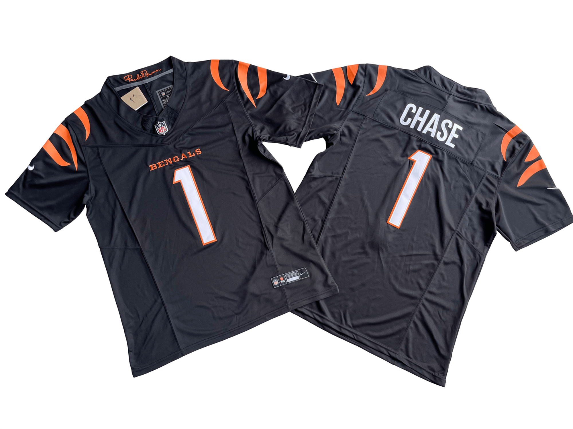 Cincinnati Bengals 1# Ja'Marr Chase Nike Vapor F.U.S.E. Limited Jersey