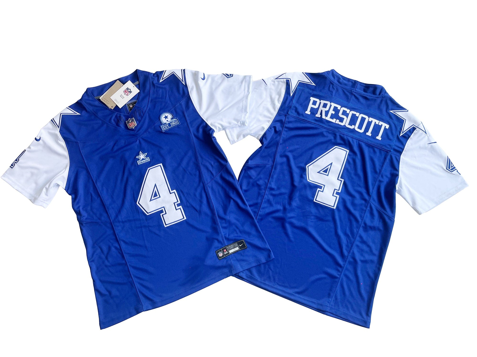 Dallas Cowboys 4# Dak Prescott Nike Vapor F.U.S.E. Limited Jersey