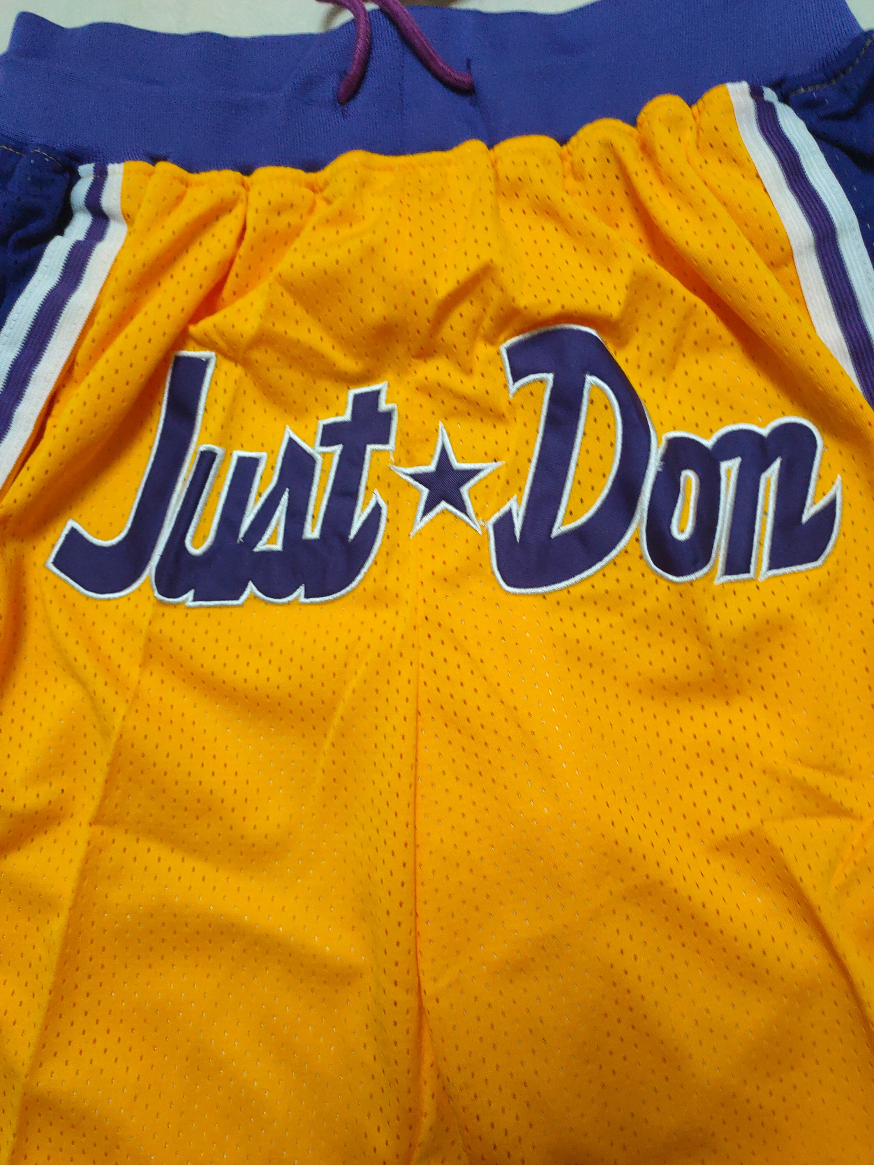 Los Angeles Lakers yellow pocket pants
