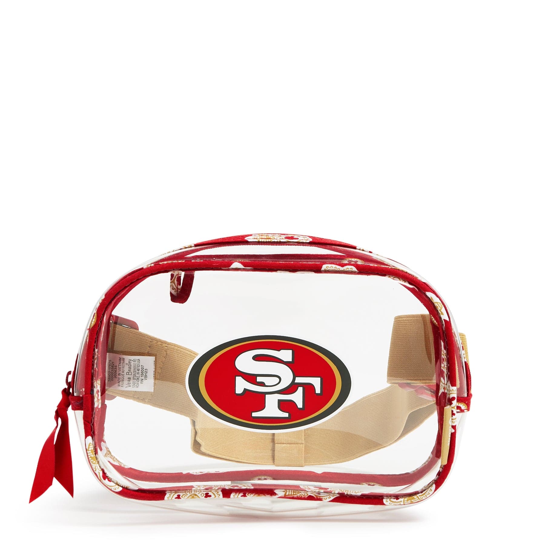 San Francisco 49ers Clear Small Belt Bag