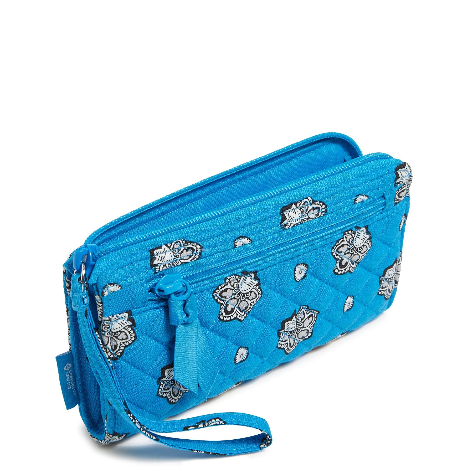 Carolina Panthers RFID Front Zip Wristlet