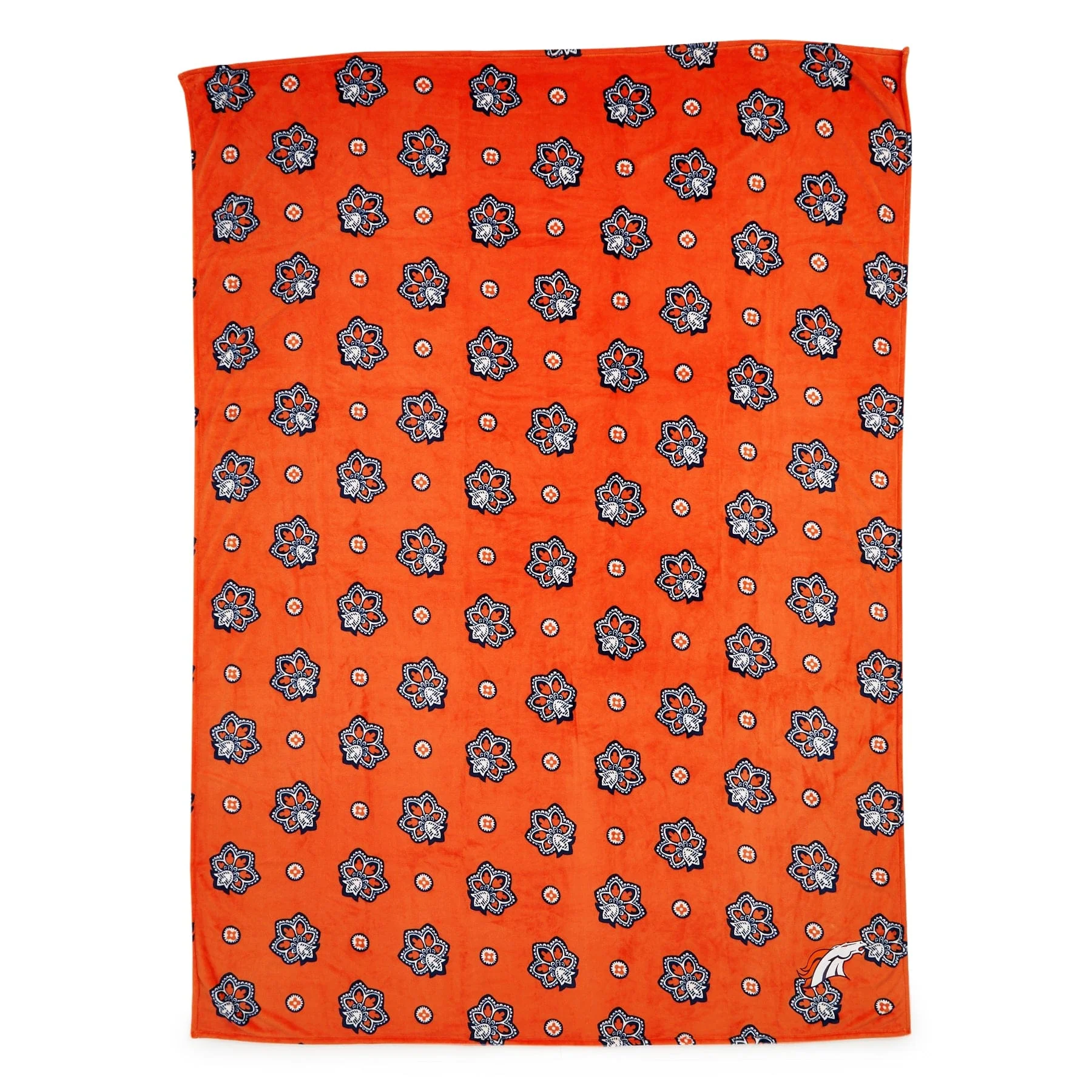 Denver Broncos Oversized Throw Blanket