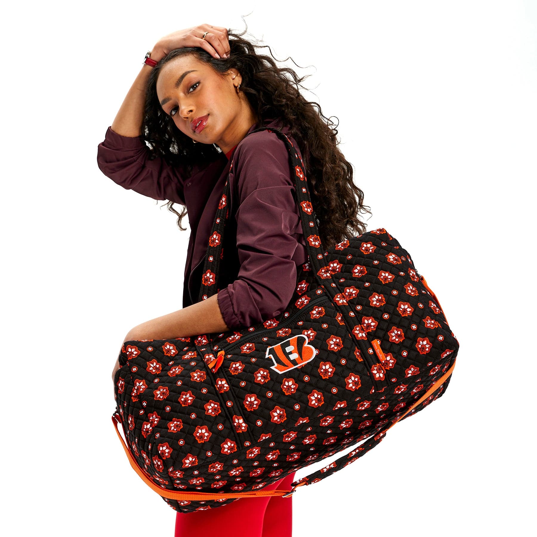 Cincinnati Bengals Large Travel Duffel Bag