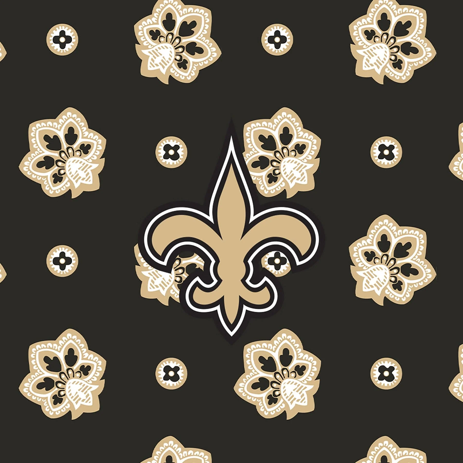 New Orleans Saints Small Vera Tote Bag