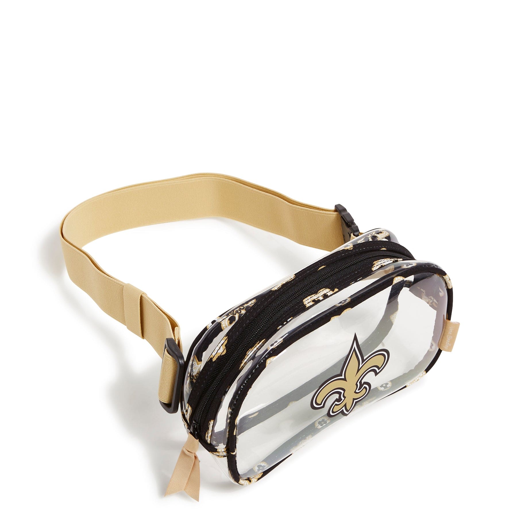 New Orleans Saints Clear Small Belt Bag