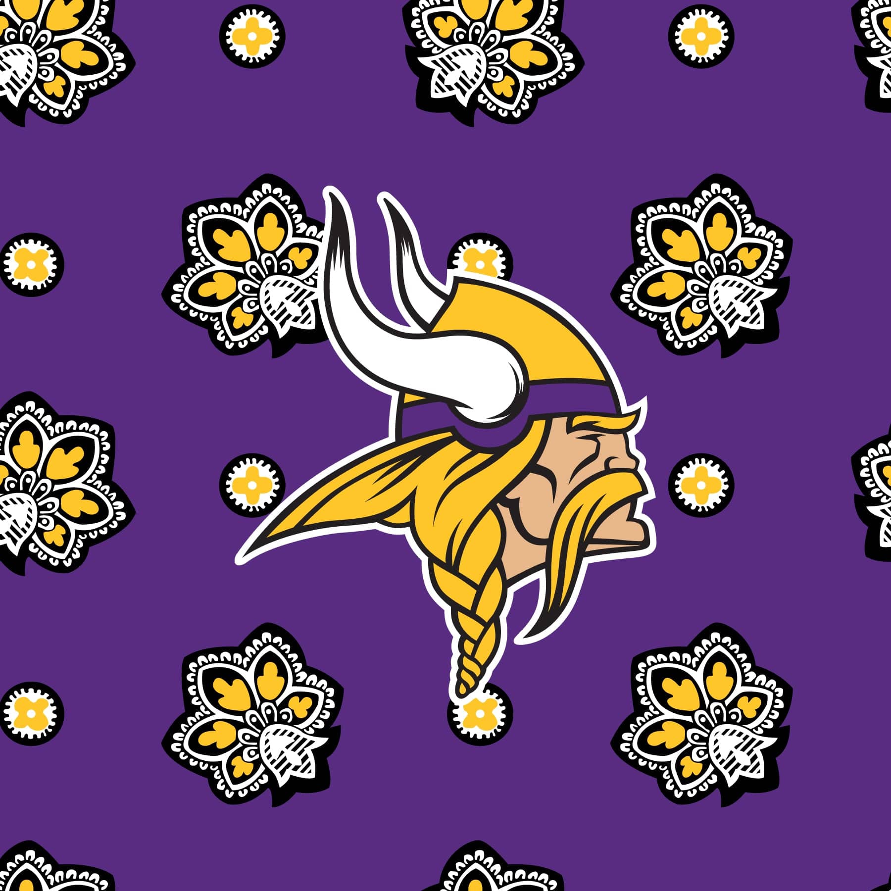 Minnesota Vikings Medium Cosmetic Bag