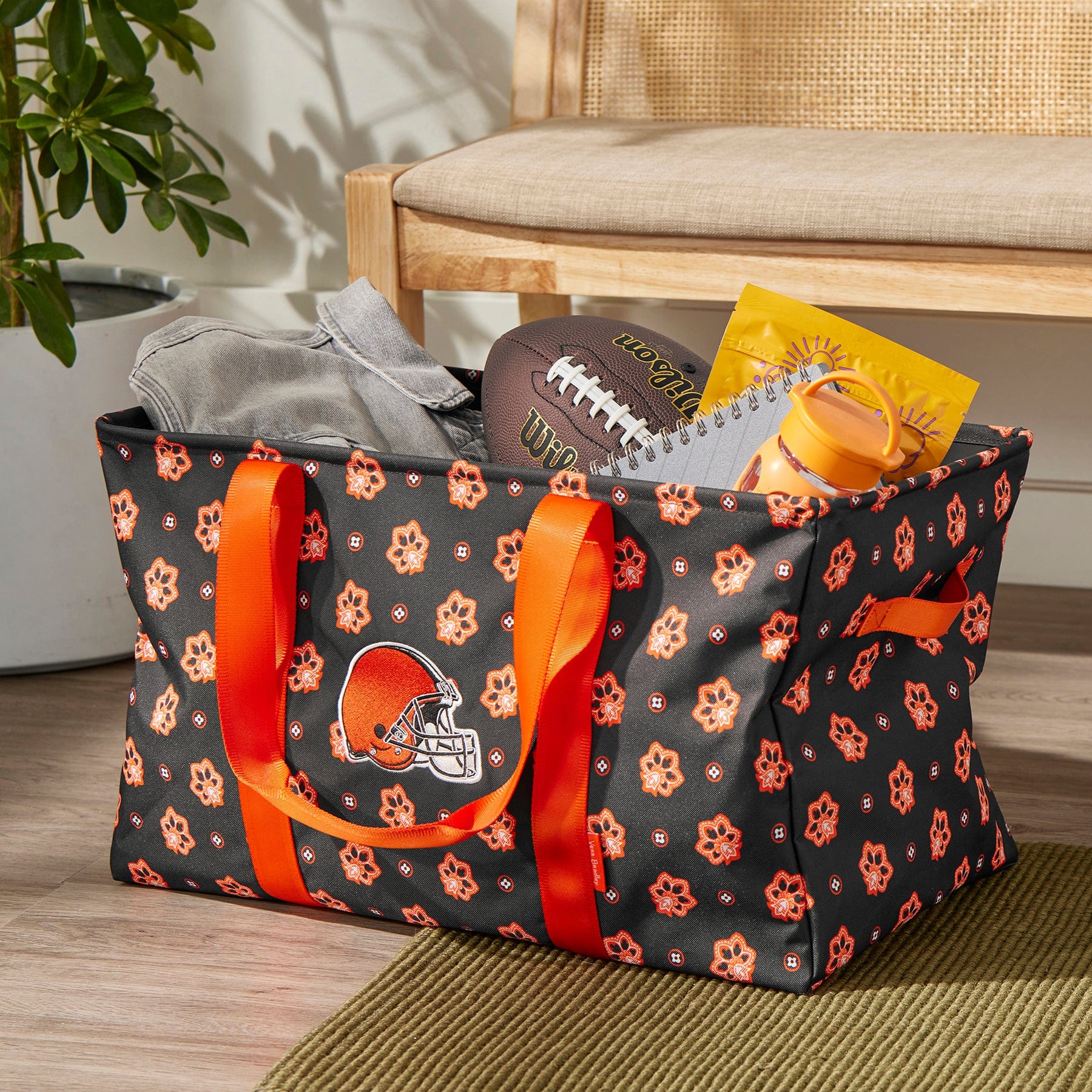 Cleveland Browns Large Car Tote