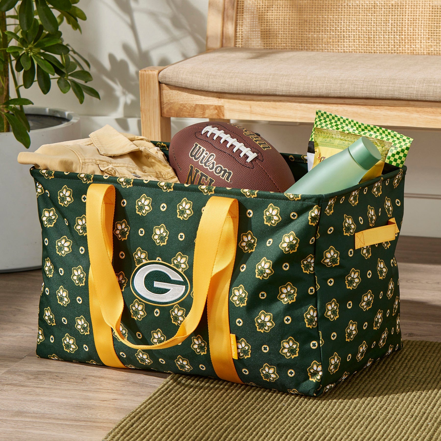 Green Bay Packers Large Car Tote