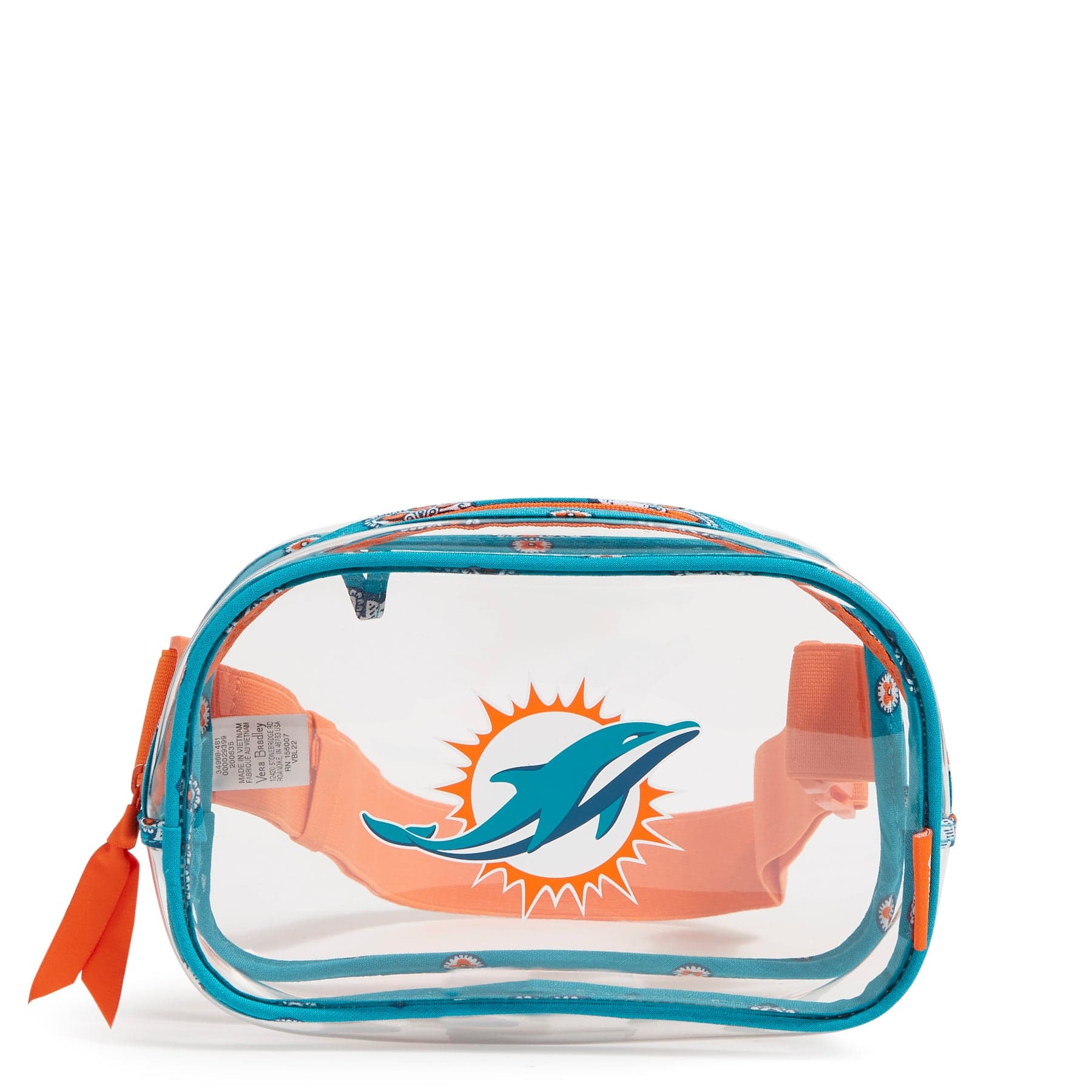 Miami Dolphins Clear Small Belt Bag