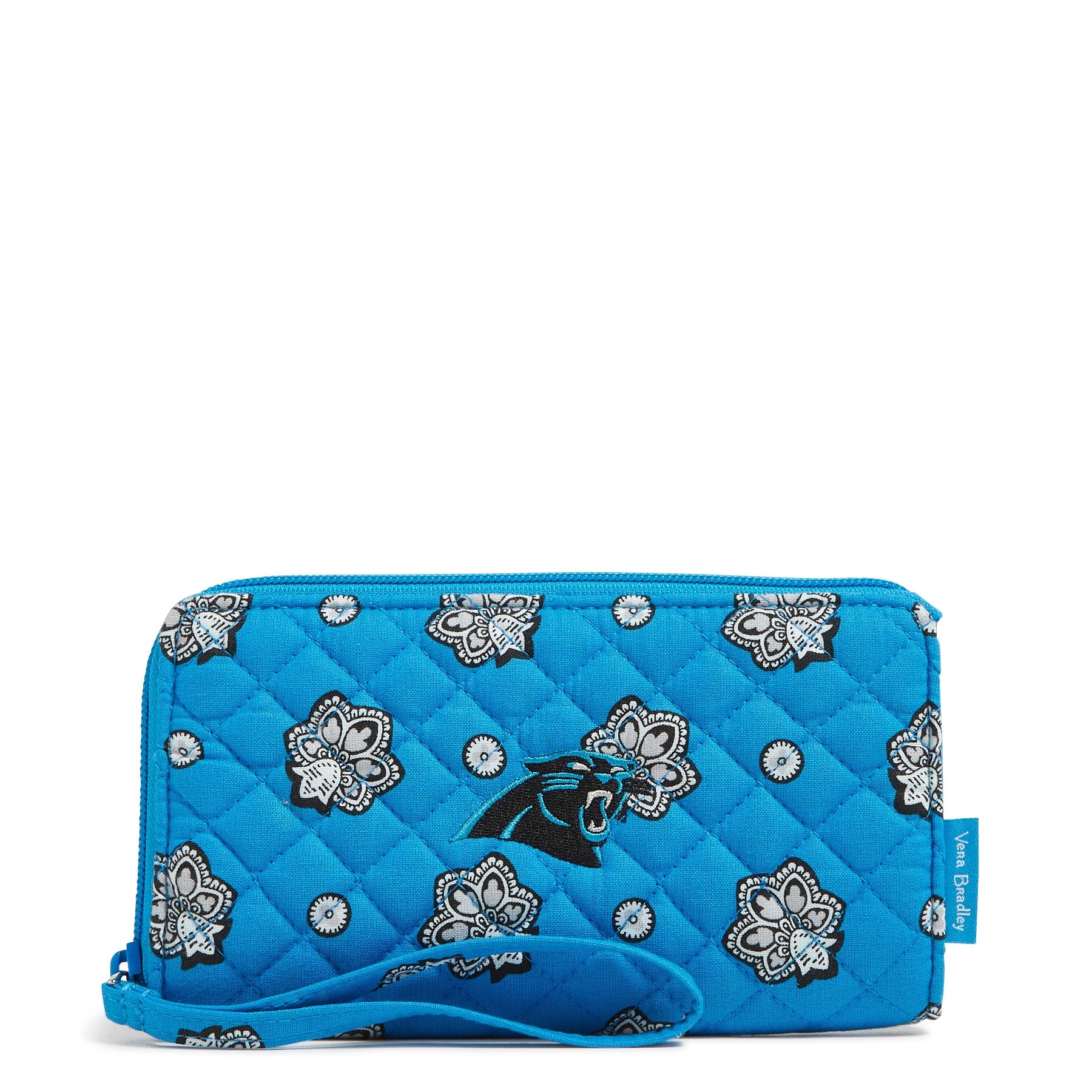 Carolina Panthers RFID Front Zip Wristlet