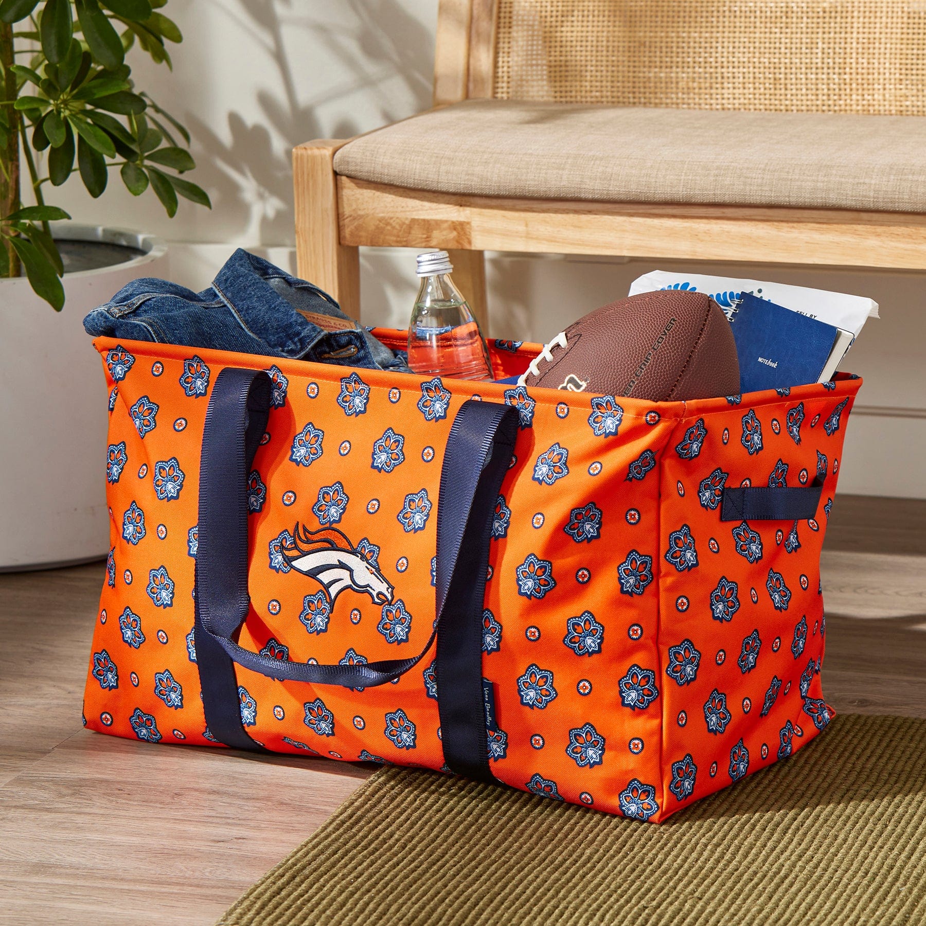 Denver Broncos Large Car Tote