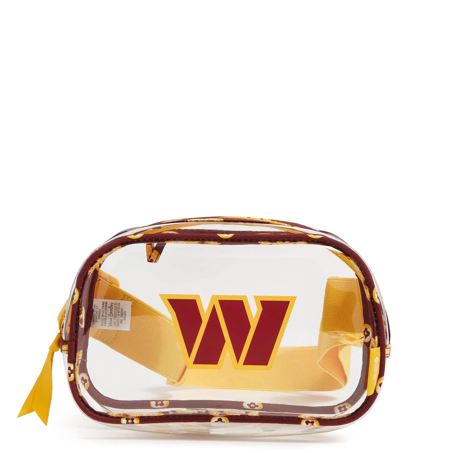 Washington Commanders Clear Small Belt Bag