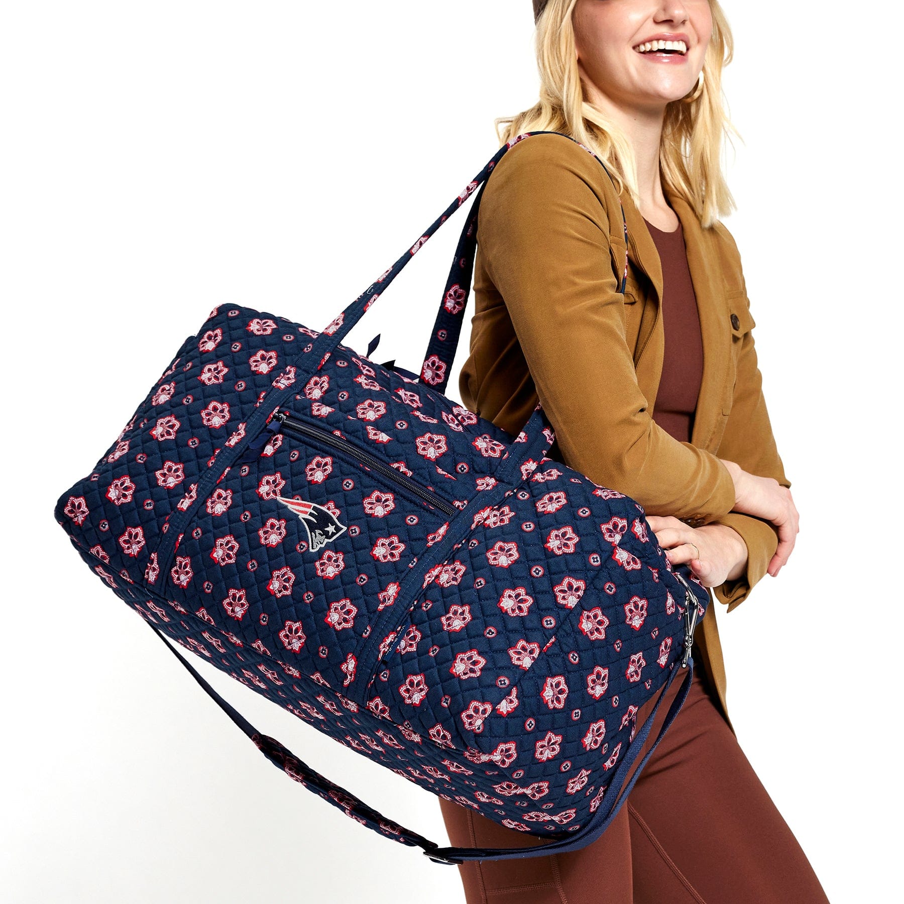 New England Patriots Large Travel Duffel Bag
